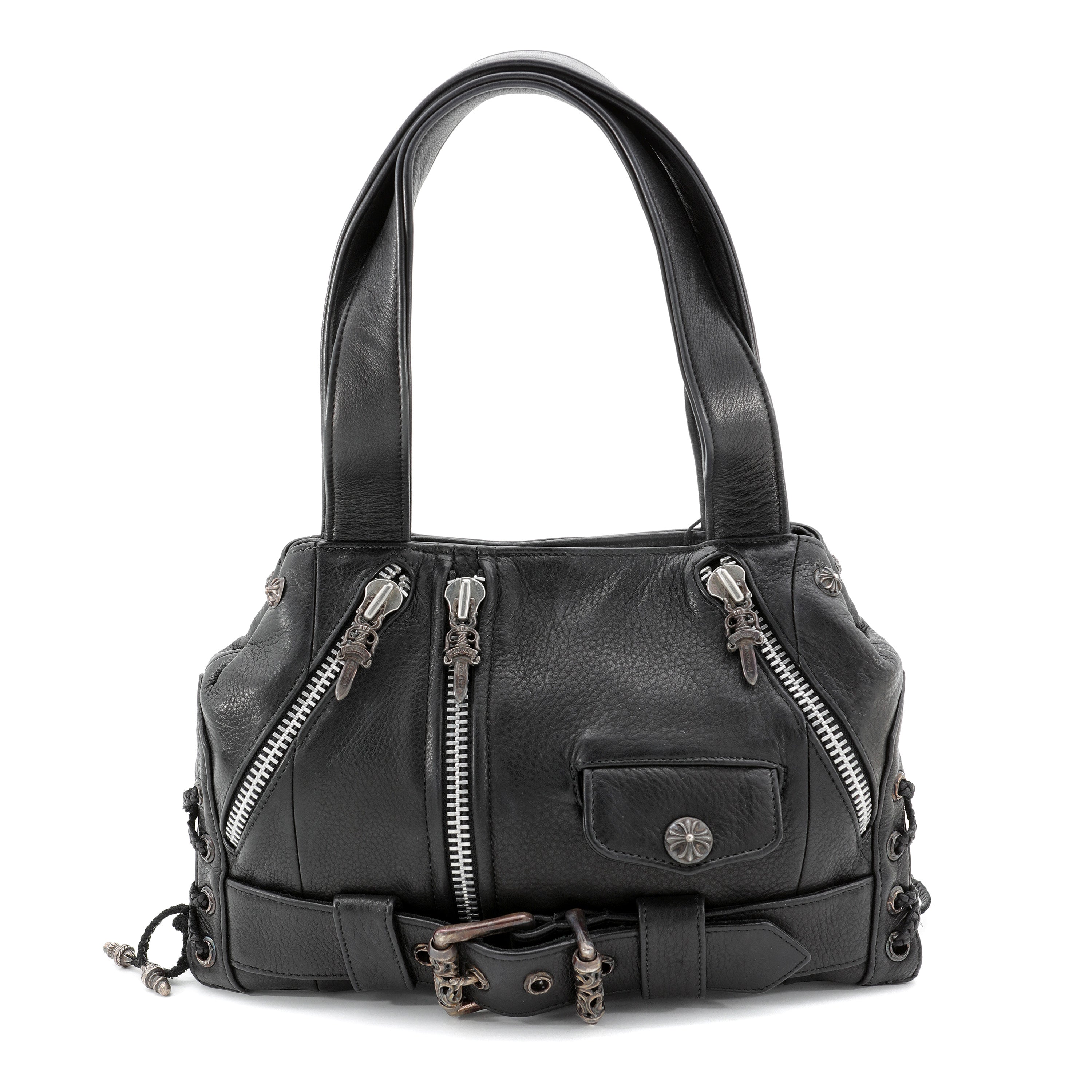 Chrome Hearts JJ Dean Small Leather Riders Handbag – Only Authentics