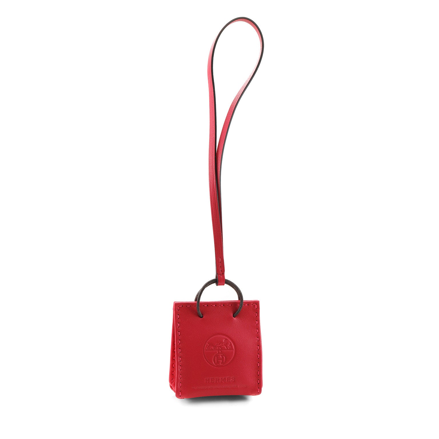 dalma logo charm handbag