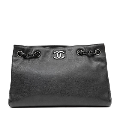 Chanel Slate Grey Caviar Tote - Only Authentics