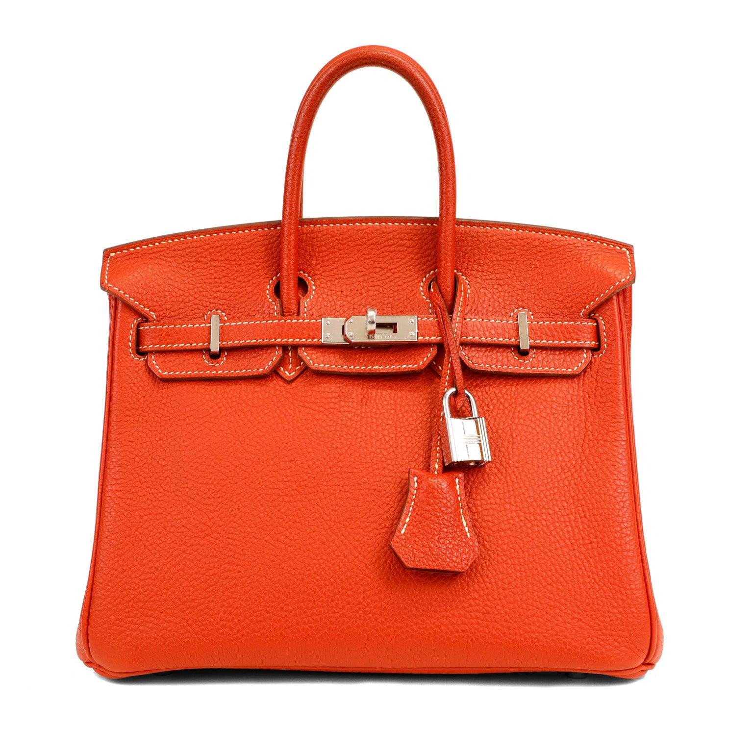 Add a pop of color to your wardrobe with the Hermès 25cm Pink Magnolia Togo  Kelly handbag – Only Authentics