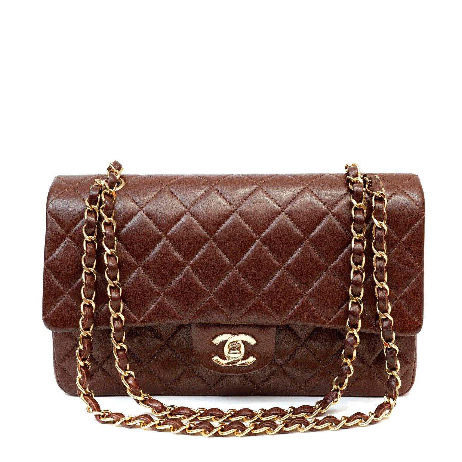 Chocolate brown chanel bag Clearance