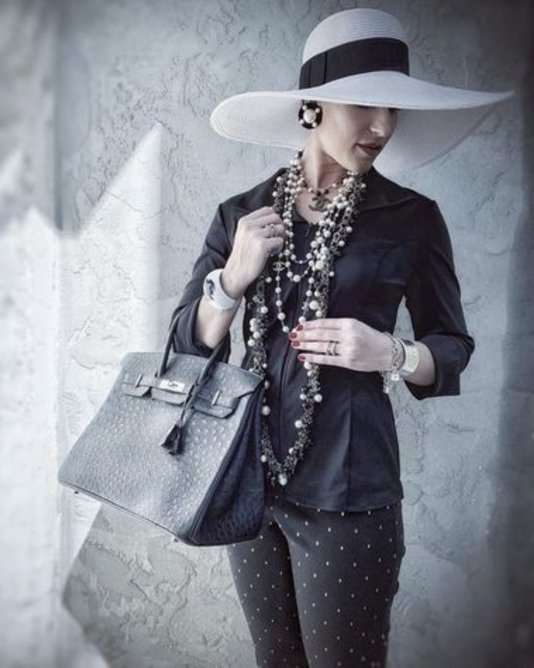 Classic Hermes Herbag Zip in Black and Tan
