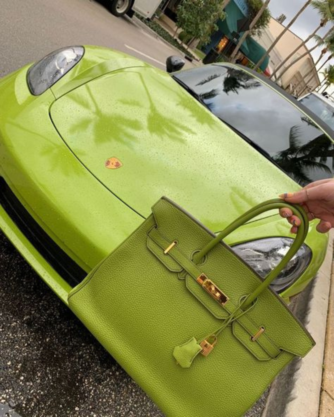 Hermes Trim Bag in Iconic Orange Leather