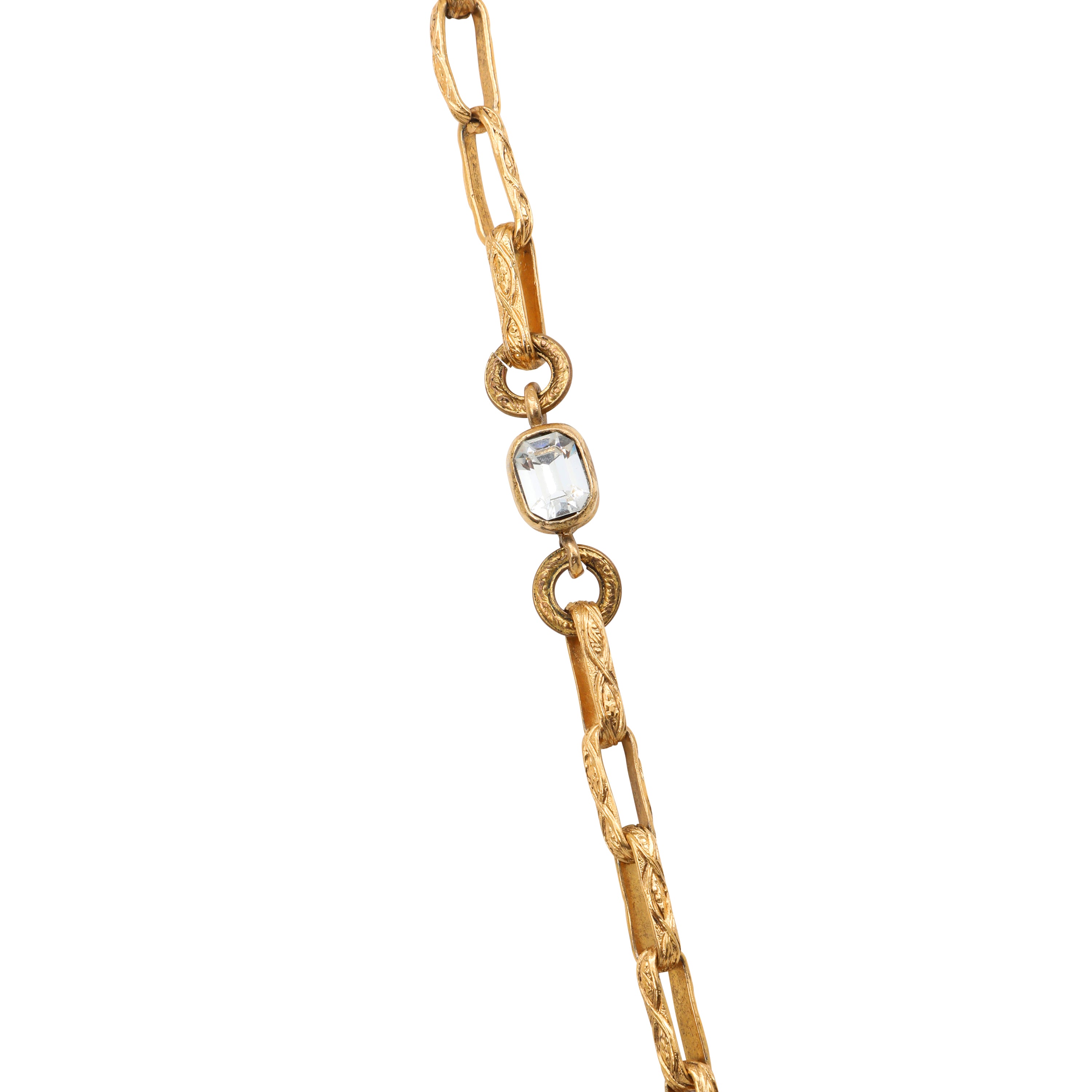 Chanel Shamrock Gold Necklace