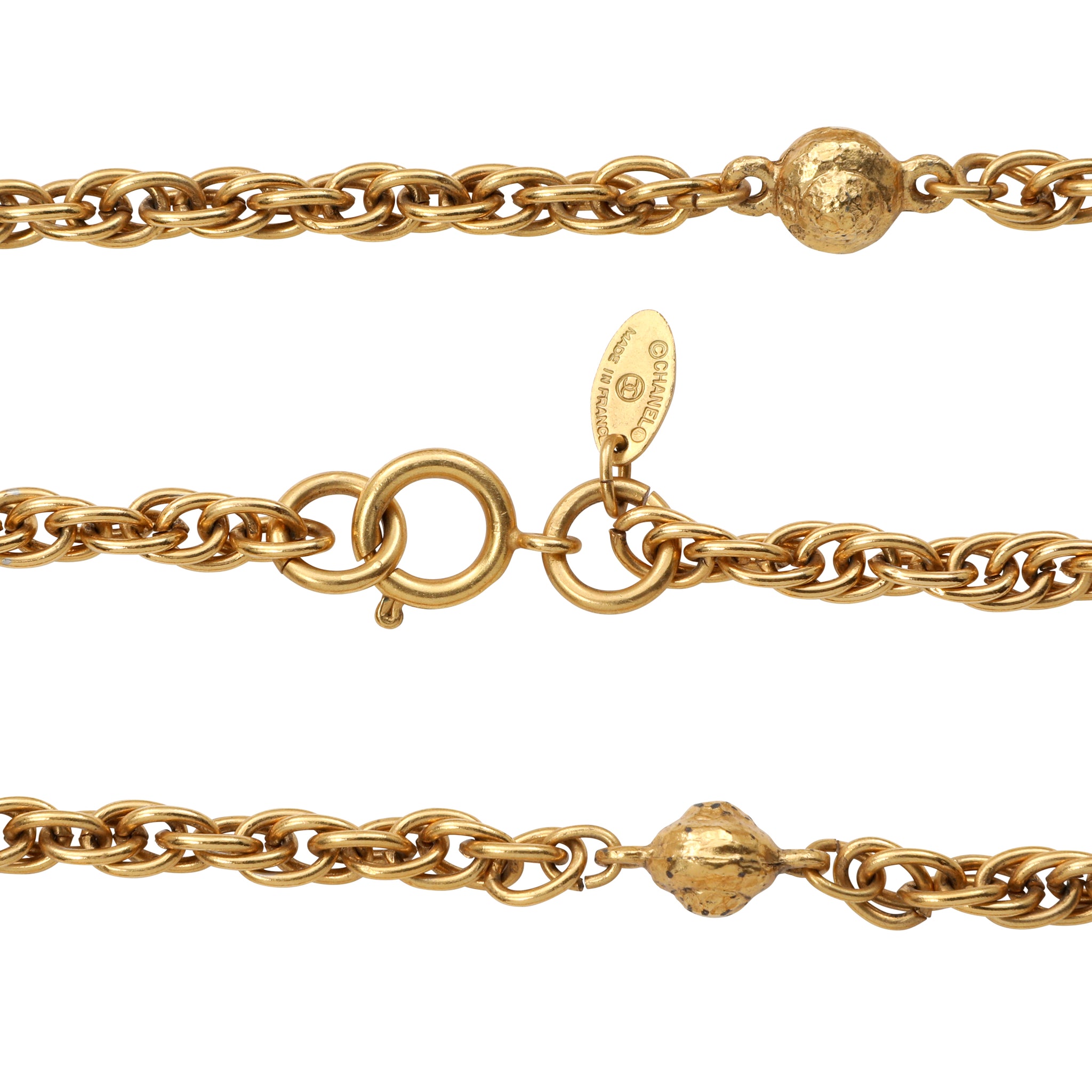 Chanel Satoire Extra Long Necklace w GH