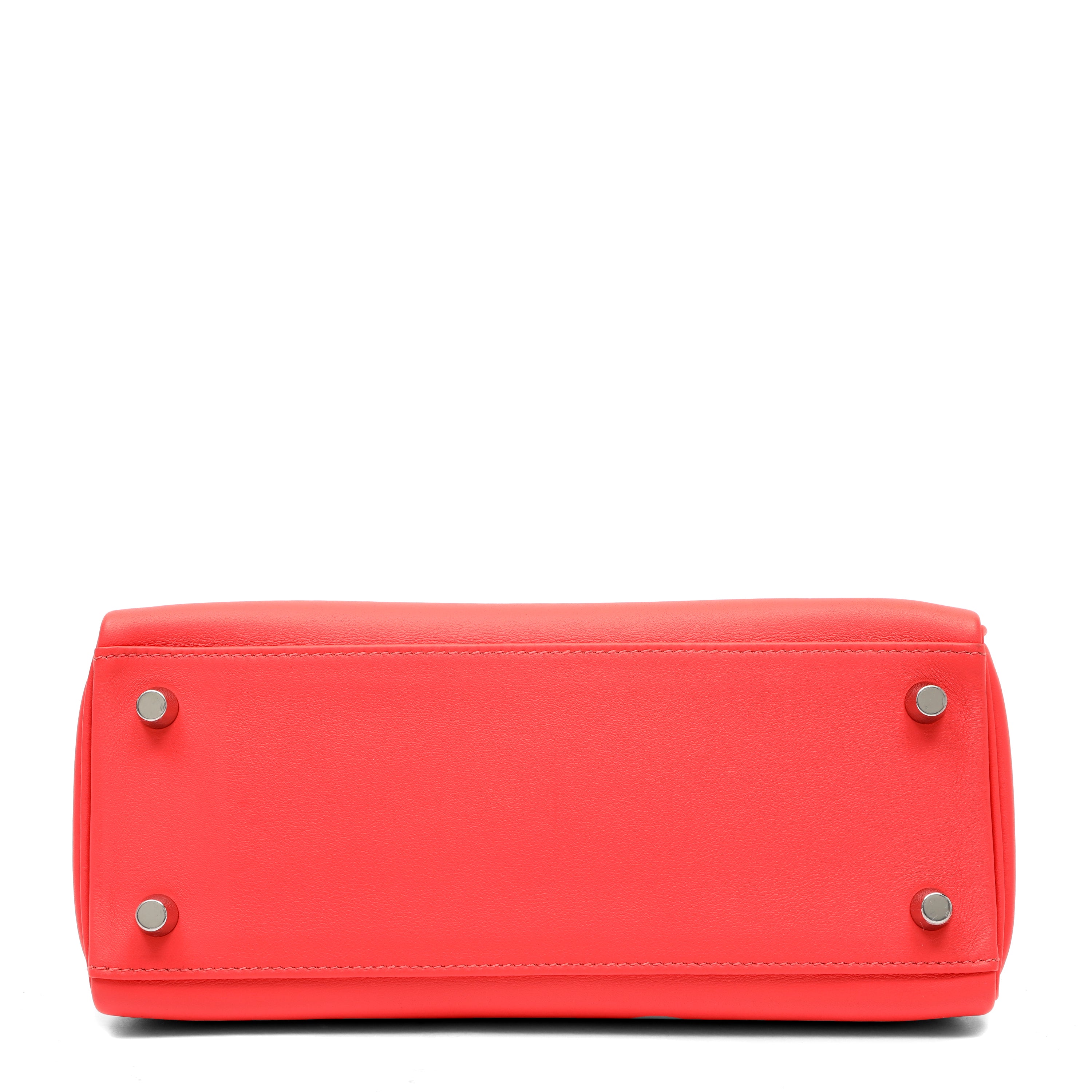 Hermes 25cm Rose Taxes Swift Kelly w PH