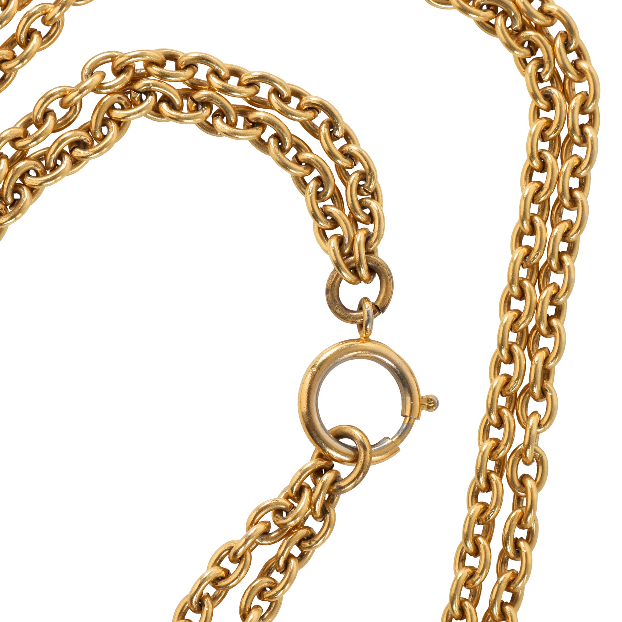 Chanel Vintage Double Layer Chain-link Necklace