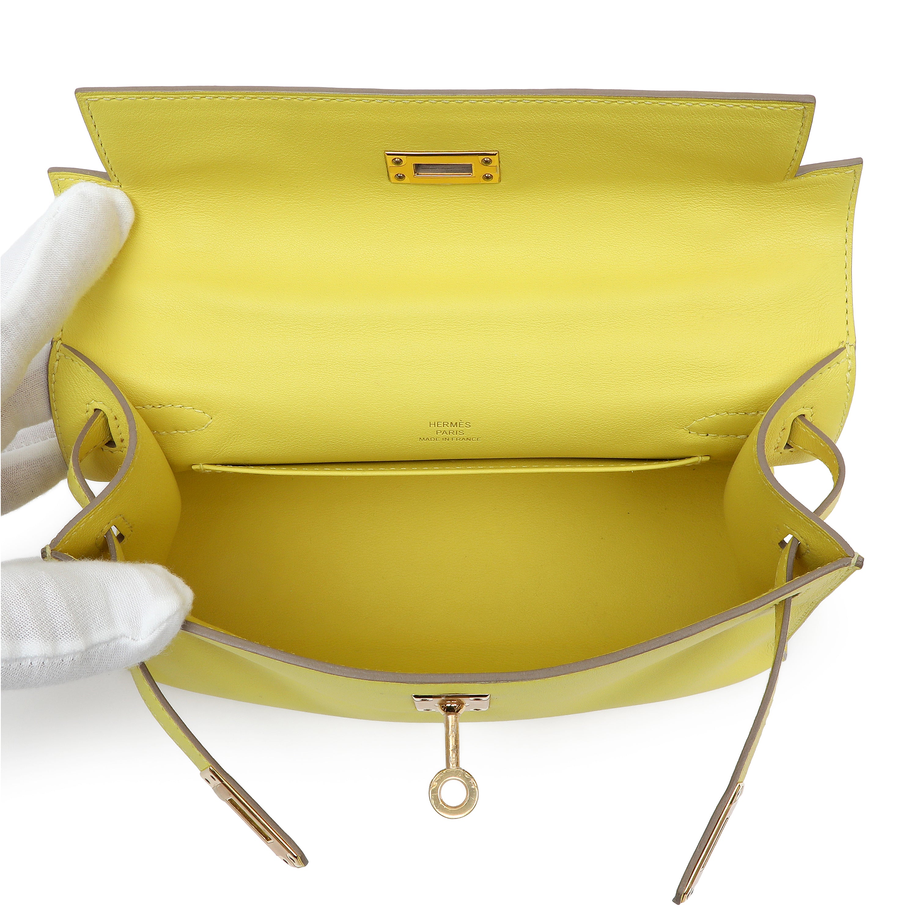 Hermes Kelly Pochette Line Swift w GH