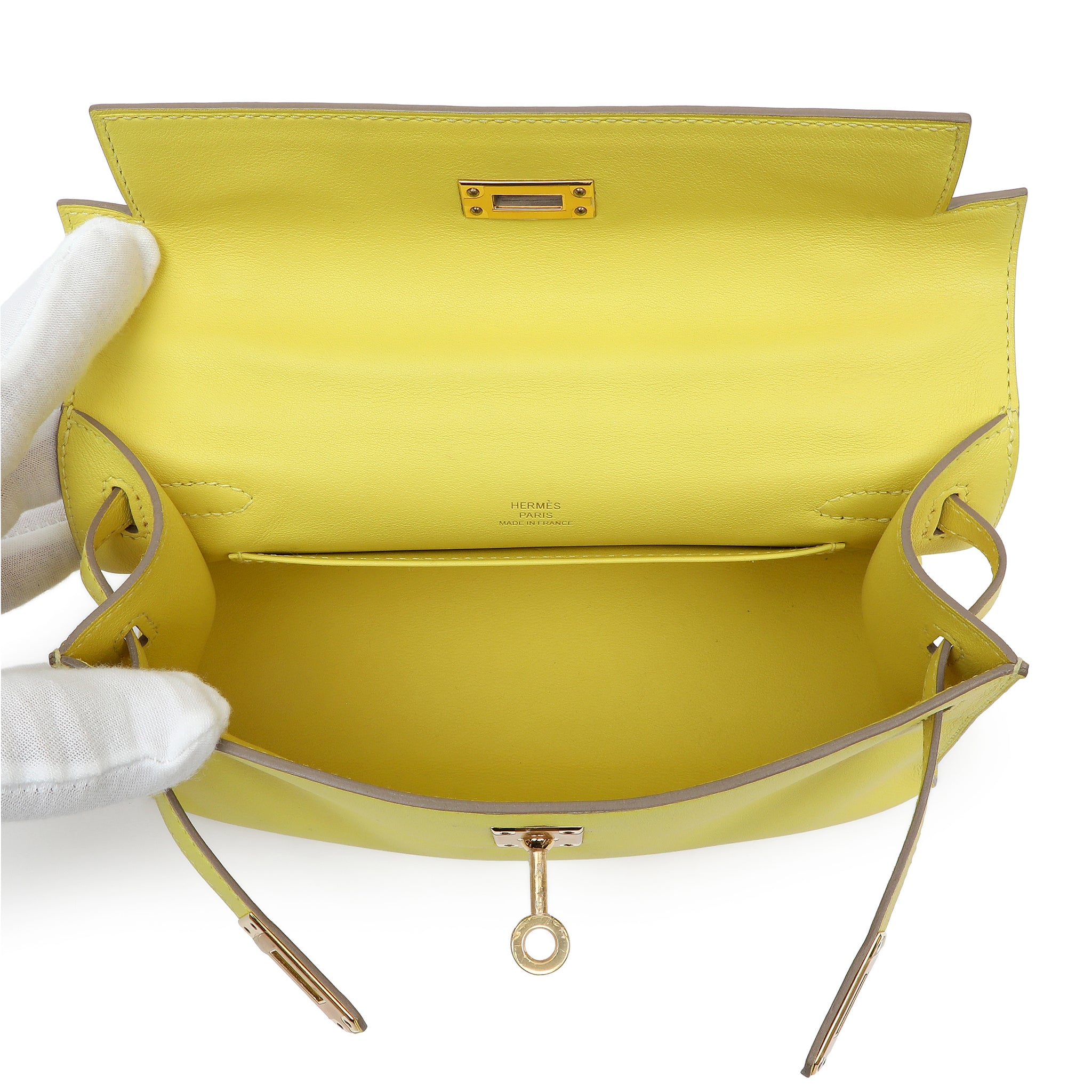 Hermes Kelly Pochette Line Swift w GH