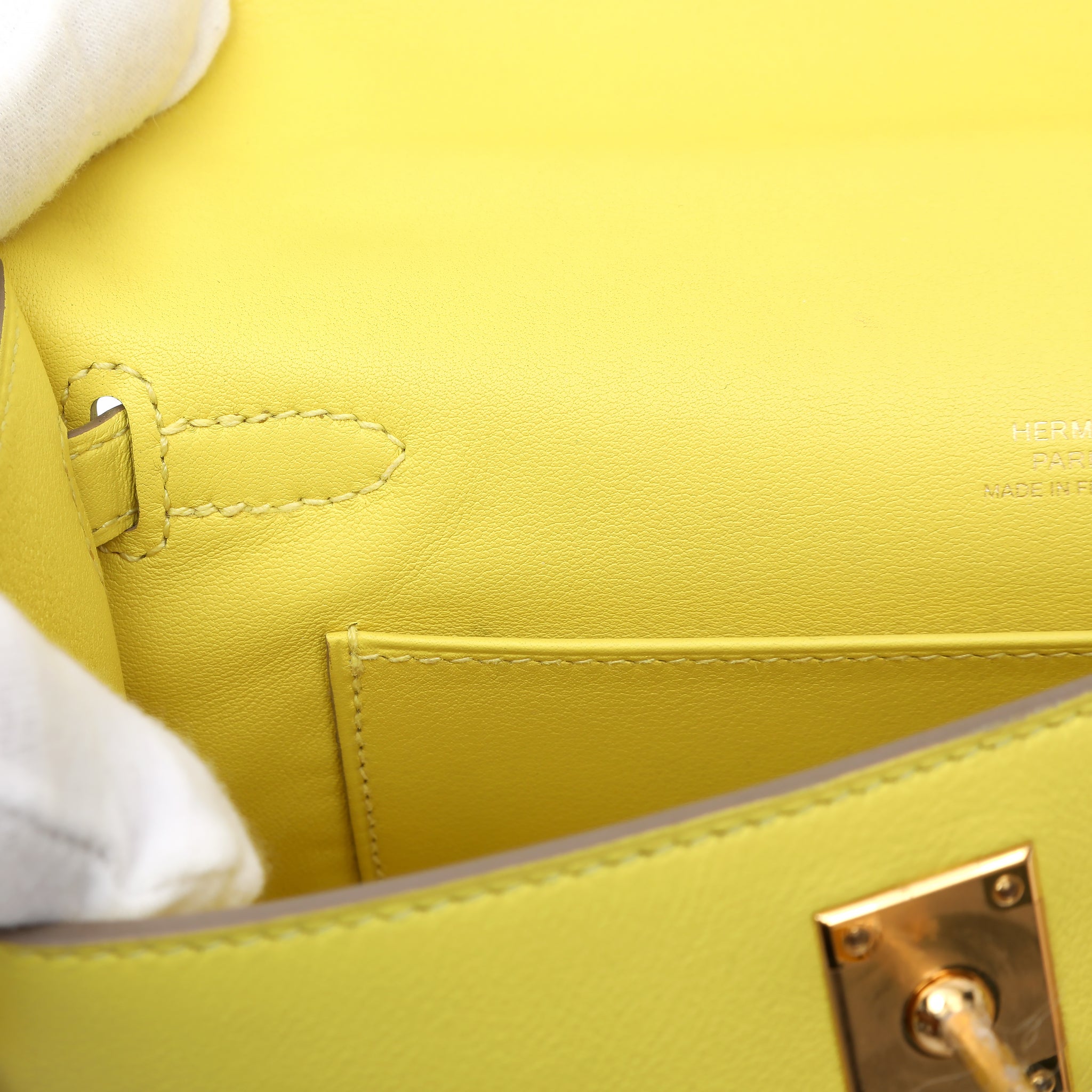 Hermes Kelly Pochette Line Swift w GH