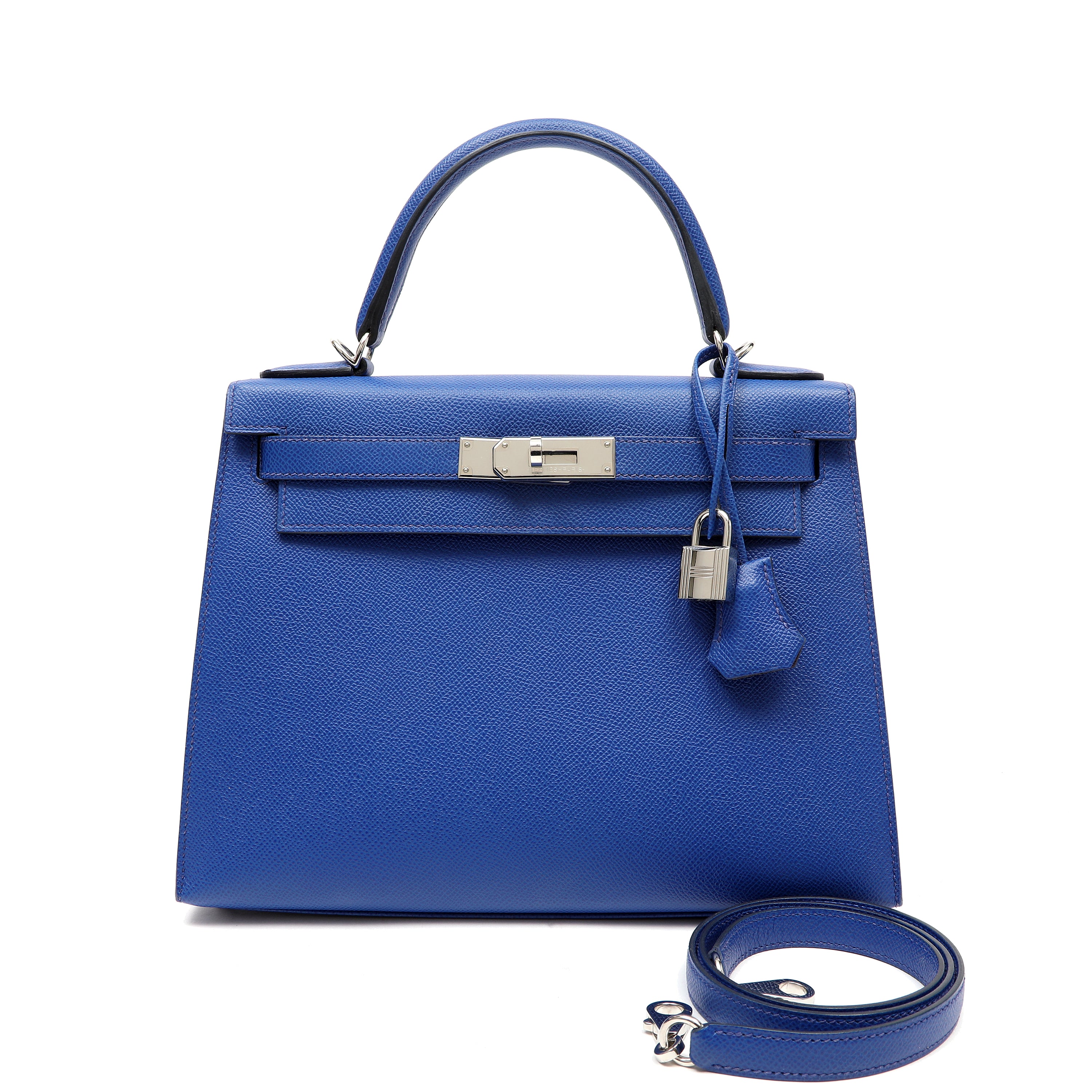 Hermes Kelly 28cm Bleu Cobalt