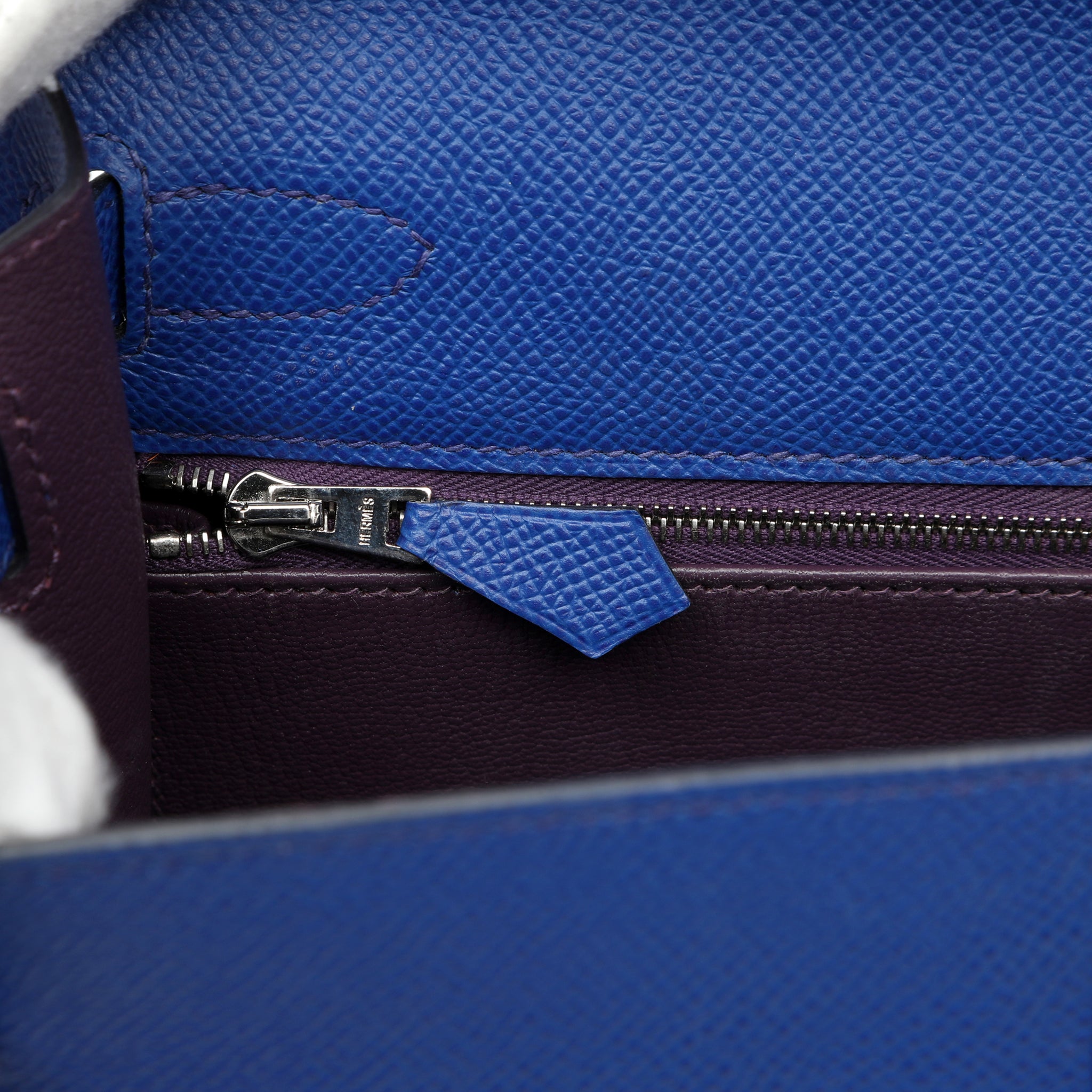 Hermes Kelly 28cm Bleu Cobalt
