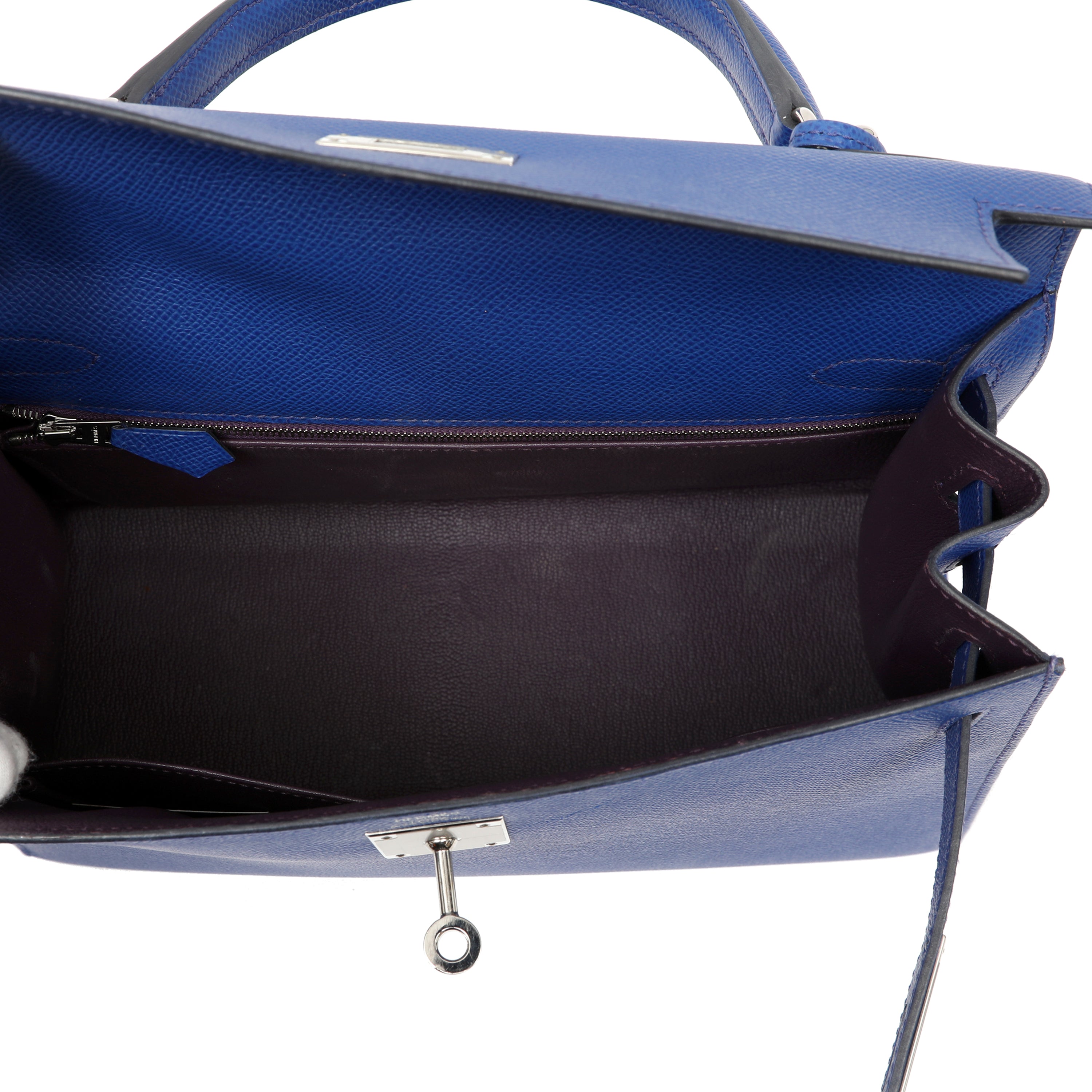 Hermes Kelly 28cm Bleu Cobalt