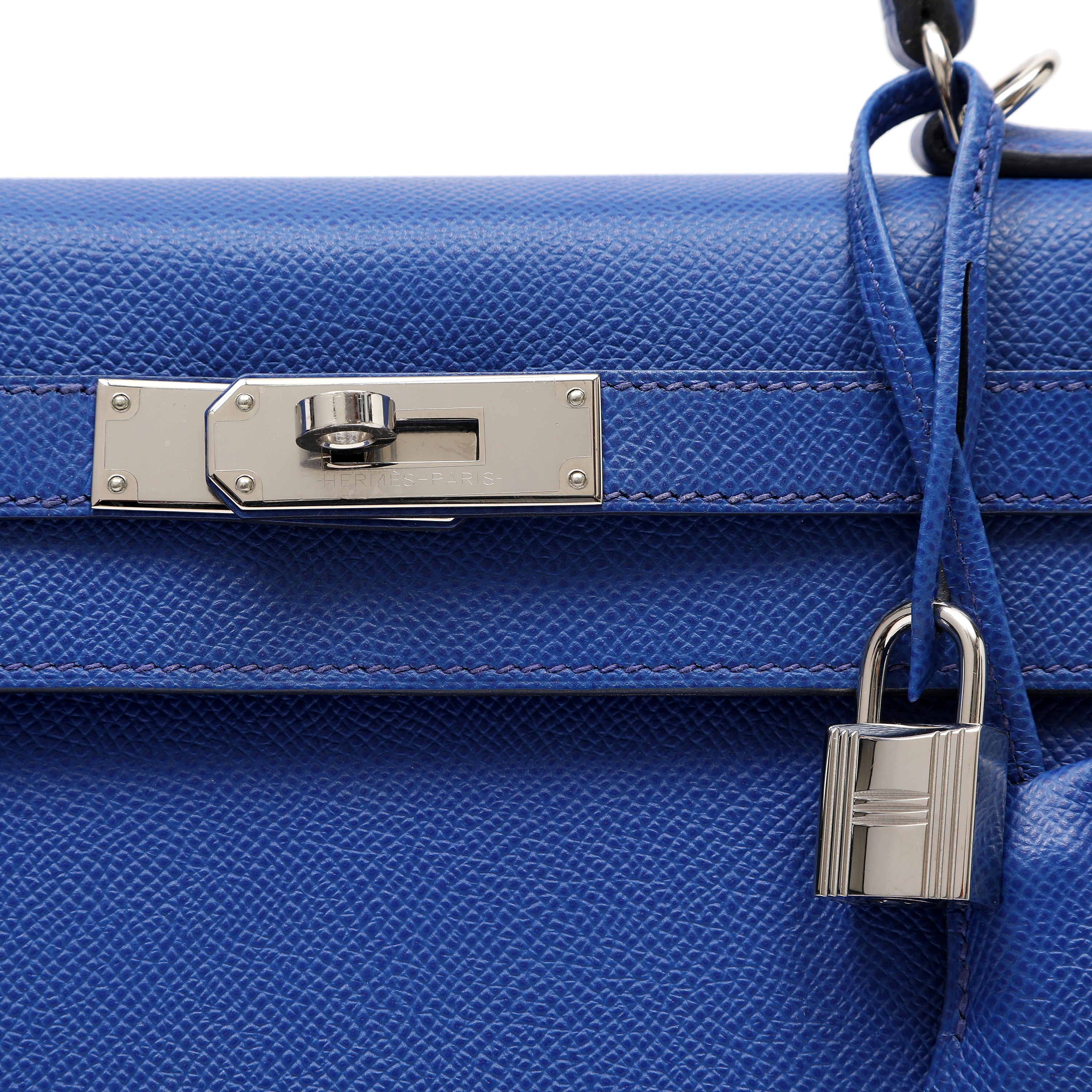 Hermes Kelly 28cm Bleu Cobalt