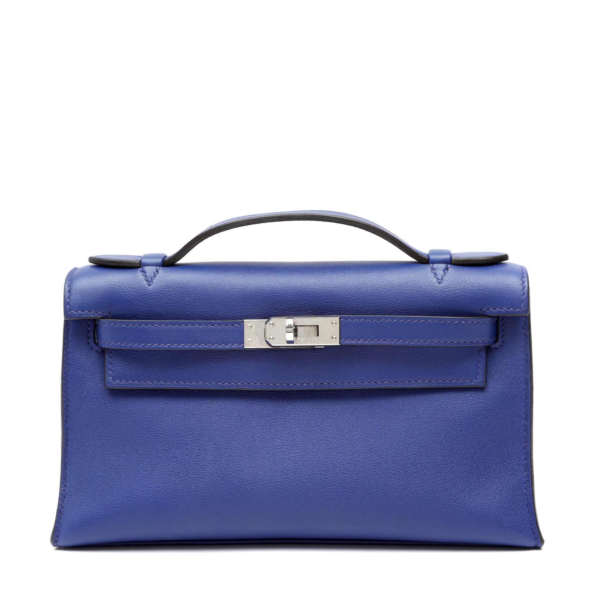 Hermes Bleu Electrique 2012 Swift Lather Pouchette w PH