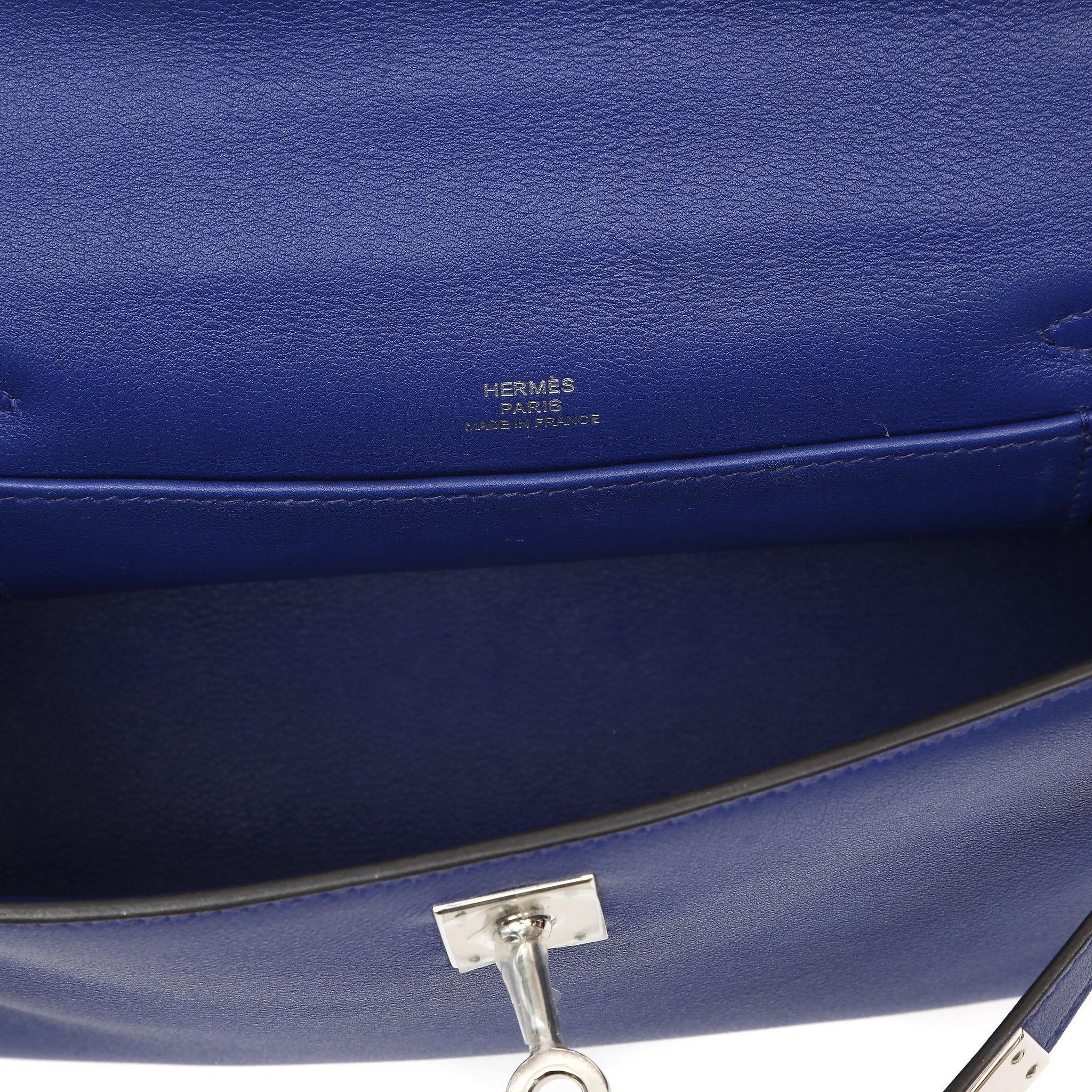 Hermes Bleu Electrique 2012 Swift Lather Pouchette w PH