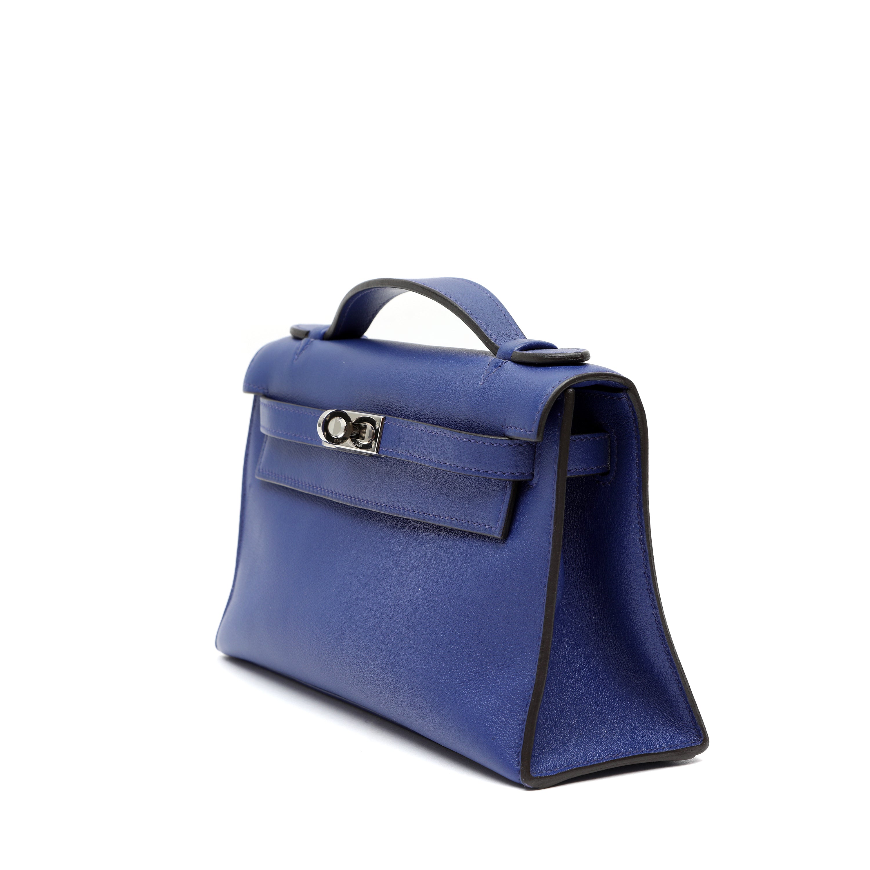 Hermes Bleu Electrique 2012 Swift Lather Pouchette w PH
