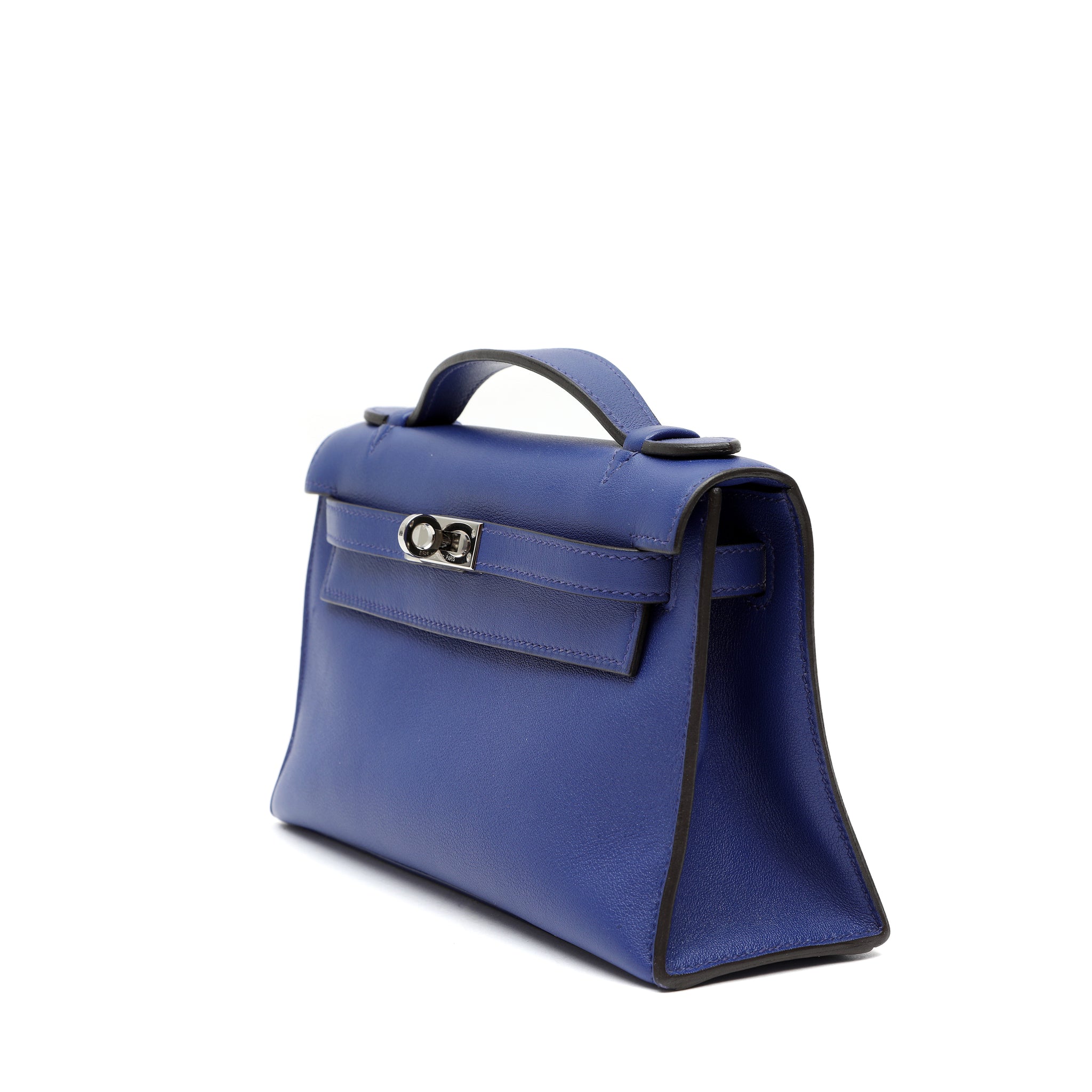 Hermes Bleu Electrique 2012 Swift Lather Pouchette w PH