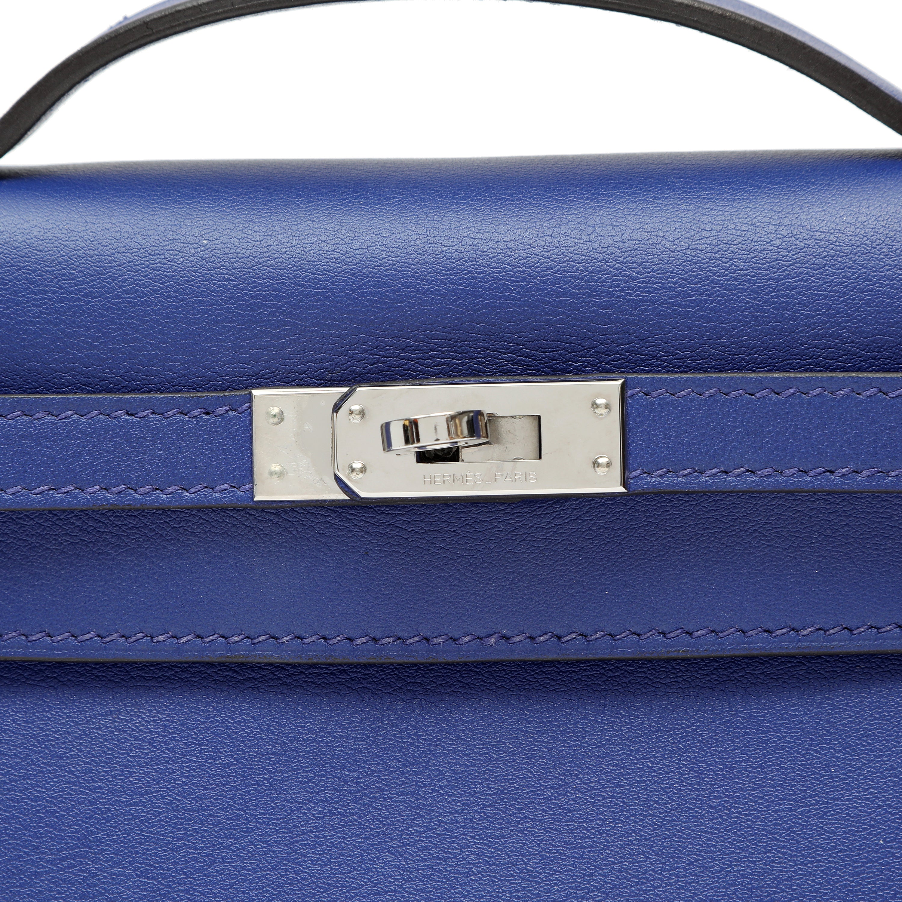 Hermes Bleu Electrique 2012 Swift Lather Pouchette w PH