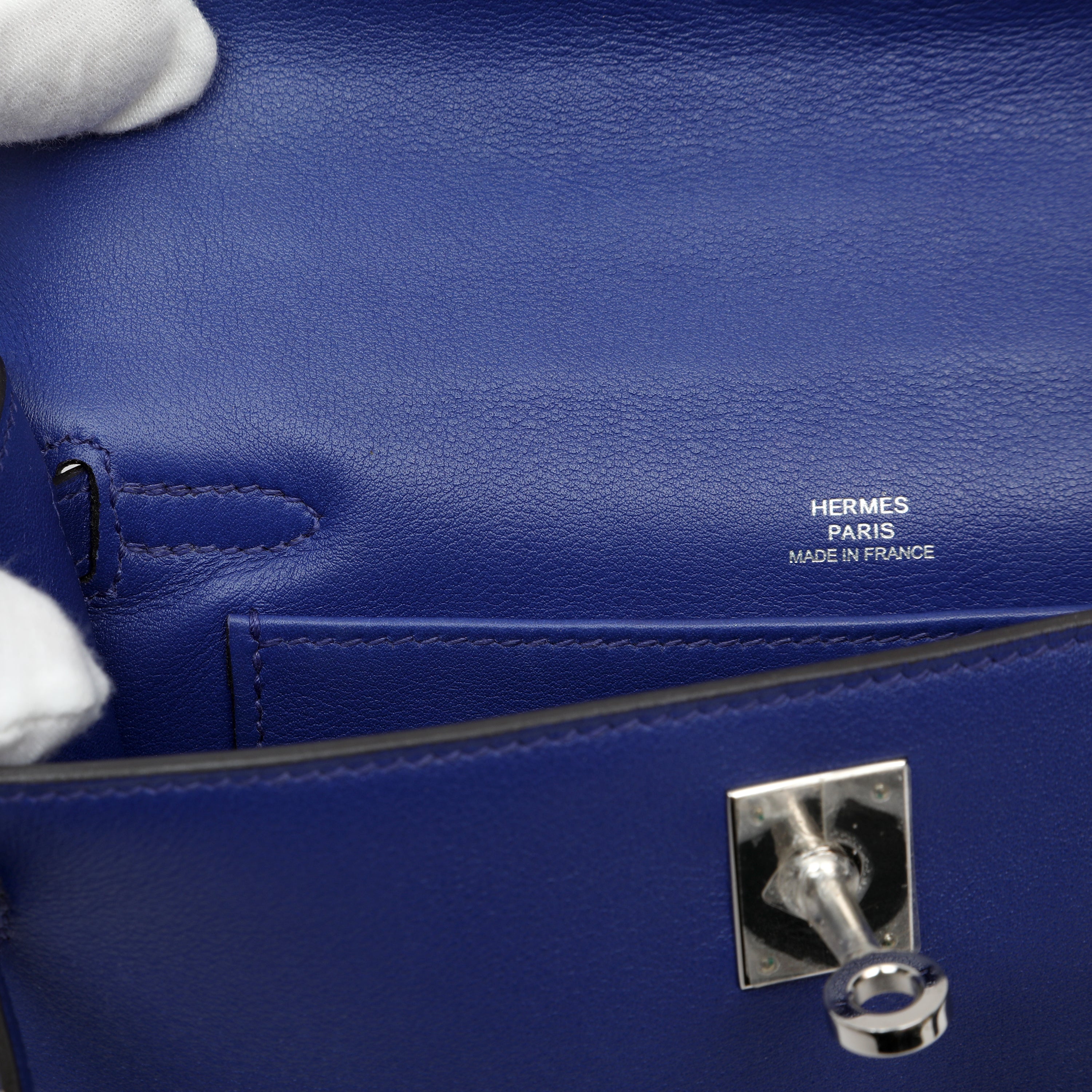 Hermes Bleu Electrique 2012 Swift Lather Pouchette w PH