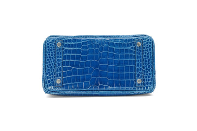 Hermes Mykonos porosus crocodile 25cm Birkin