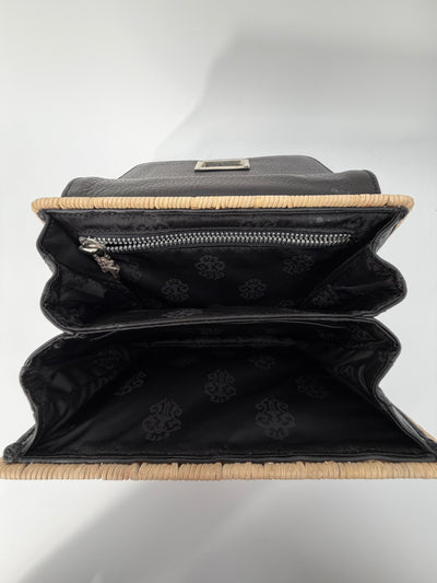 Chrome Hearts Raffia top handle wicker bag