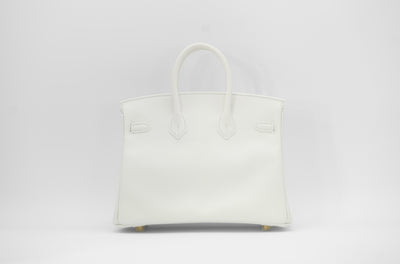 Hermes Snow White 25cm Birkin