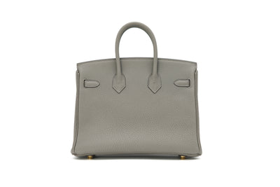Hermès gris Meyer 25cm Birkin
