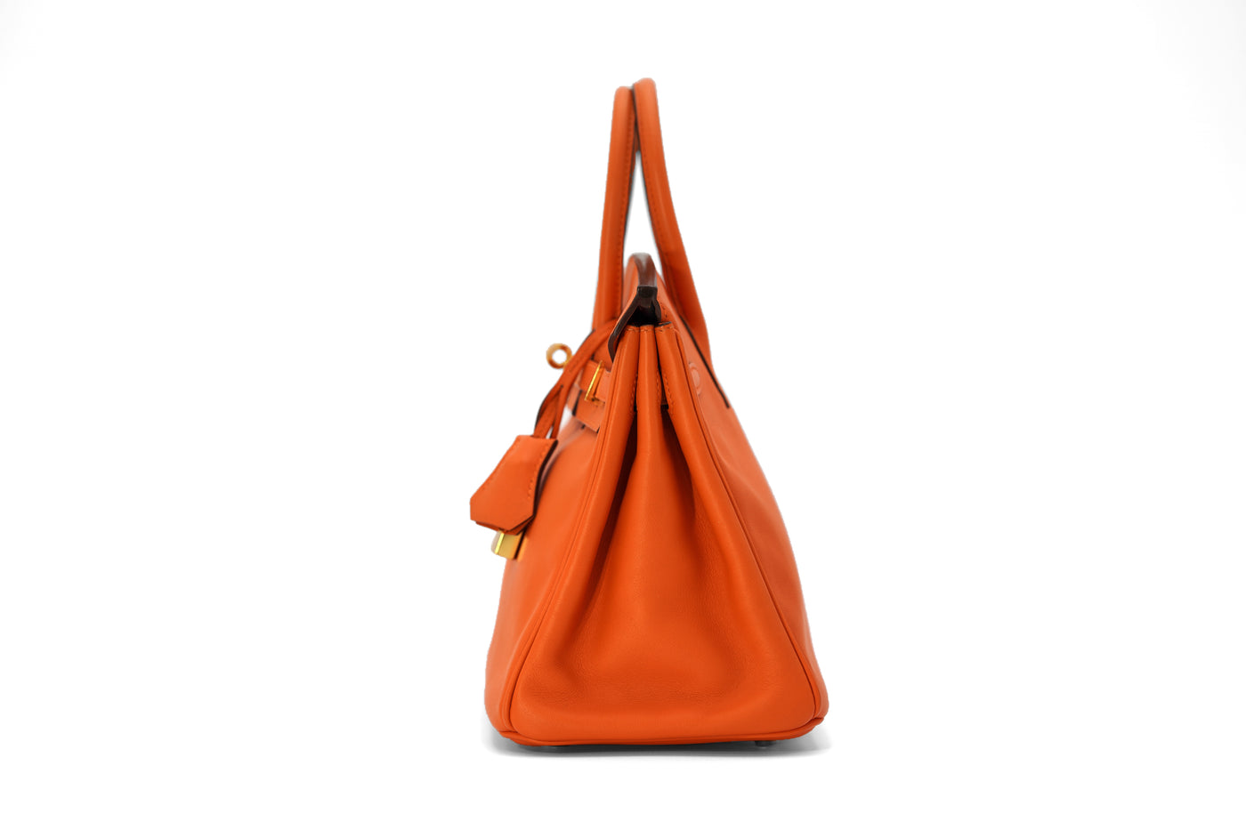HERMES 25CM ORANGE SWIFT BIRKIN W/ GOLD HARDWARE
