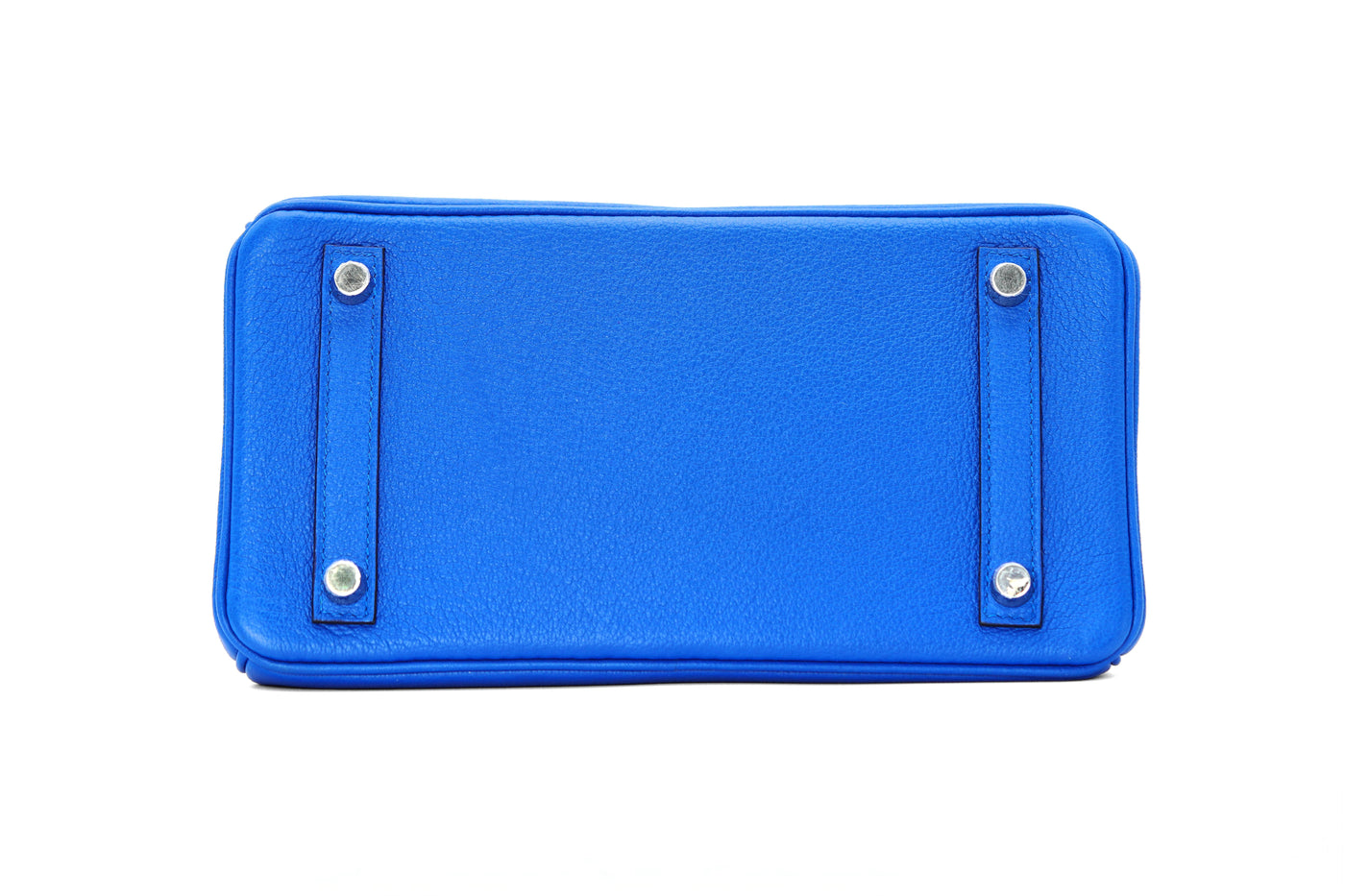 Hermès Bleu Zellige and Capucine Taurillon Novillo Verso Birkin 25
