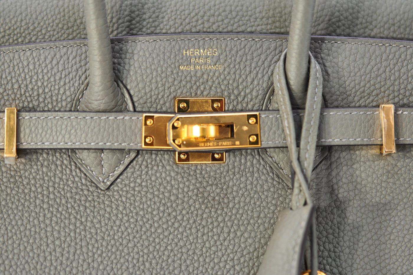 Hermès gris Meyer 25cm Birkin