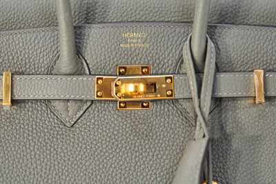 Hermès gris Meyer 25cm Birkin