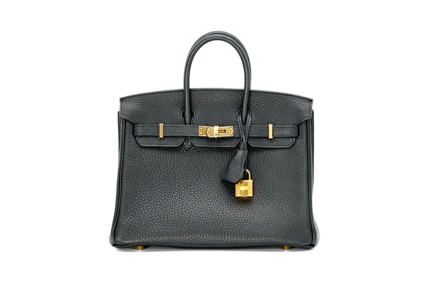 HERMÈS 25CM BIRKIN BLACK TOGO LEATHER GHW