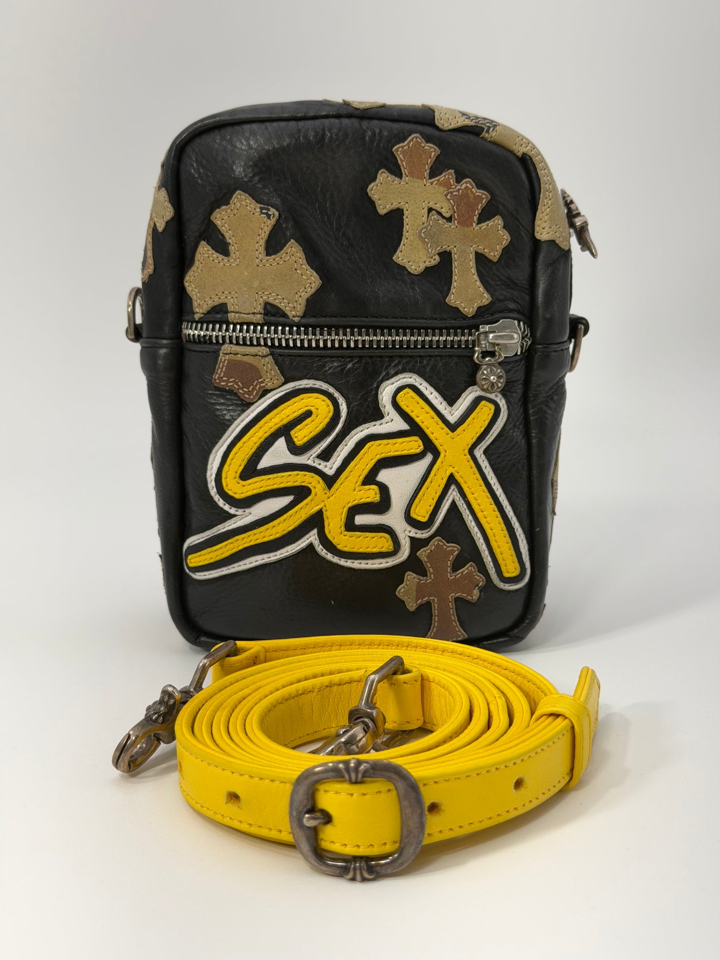 Chrome Hearts x Matty Boy camo cross taka bag