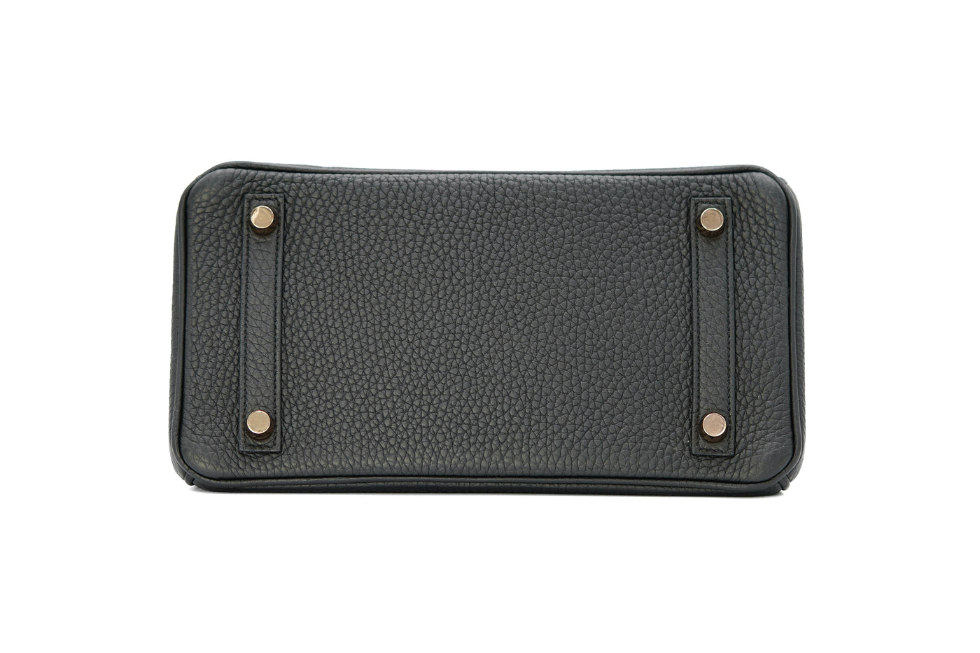 Hermes 25 black togo birkin rose gold hardware