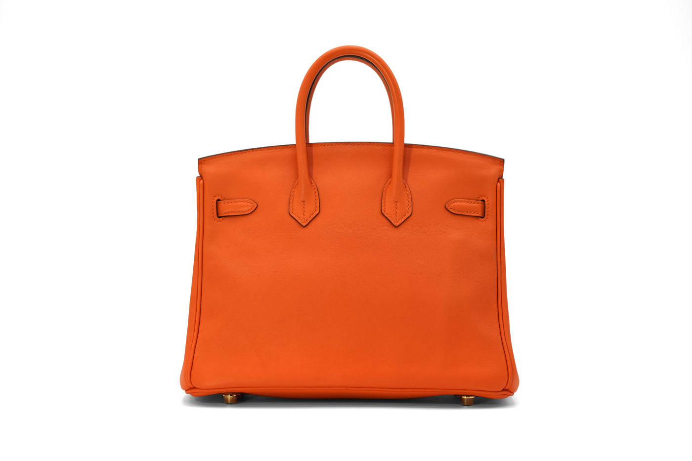 HERMES 25CM ORANGE SWIFT BIRKIN W/ GOLD HARDWARE