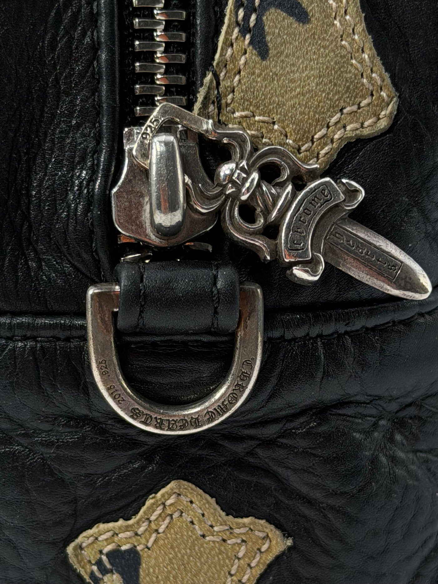 Chrome Hearts x Matty Boy camo cross taka bag