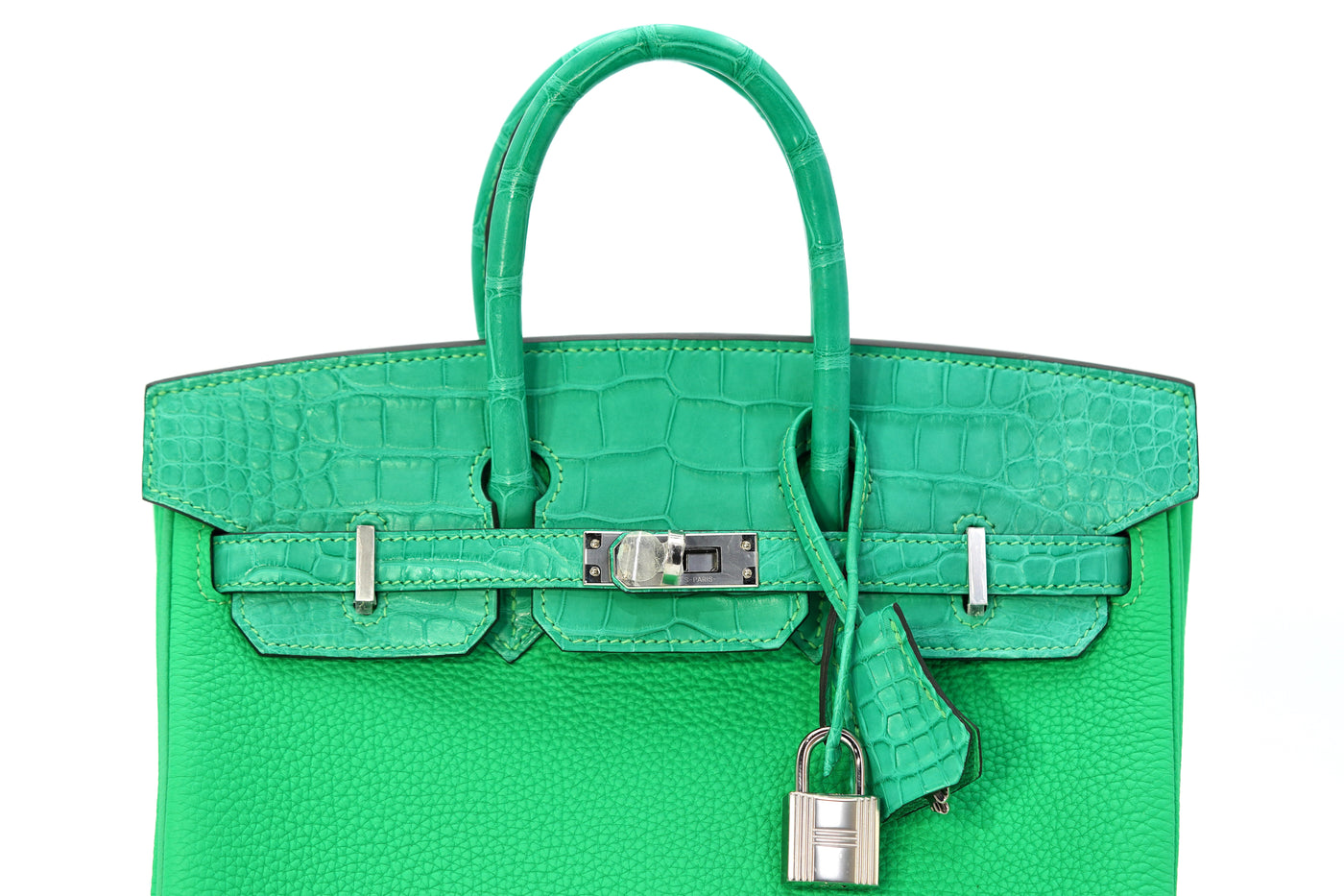 Hermès Birkin 25 Vert Comics Togo and Matte Alligator