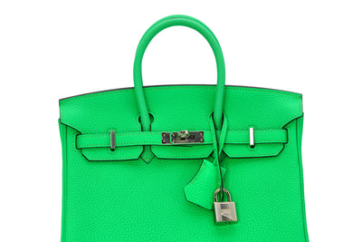 Hermès vert comics 25cm Birkin