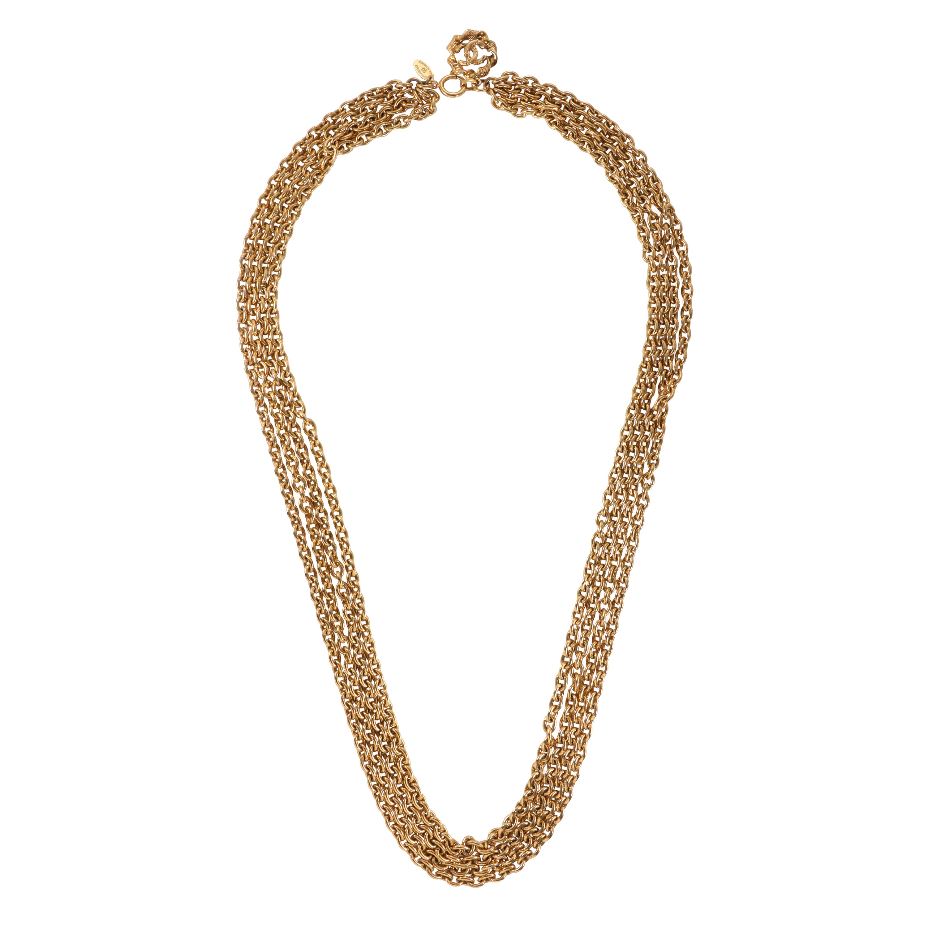 Chanel Multi Chain CC Charm Necklace – Only Authentics