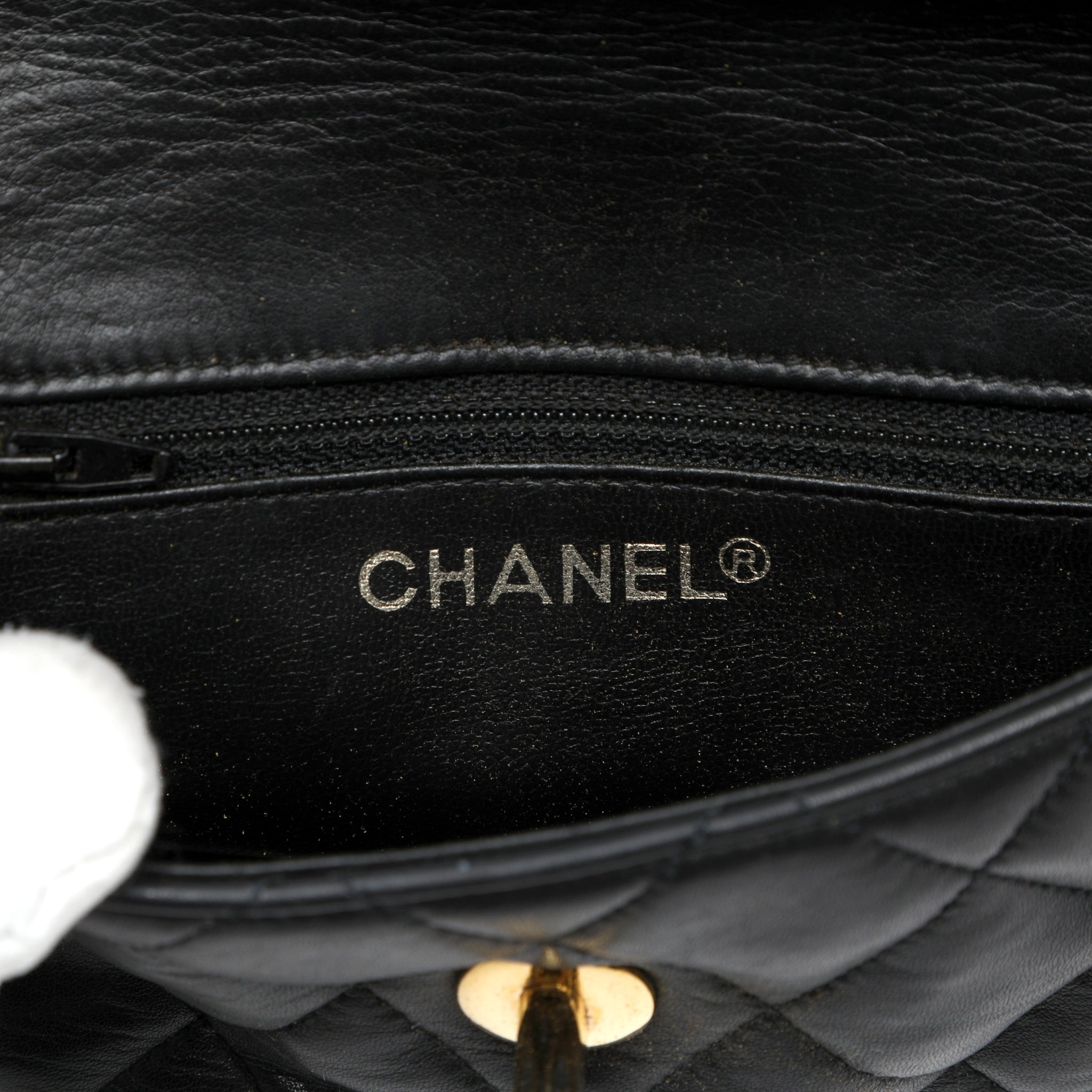 Chanel Belt Bag Black Quilted Lambskin w/Gold Chain Strap and Hardware