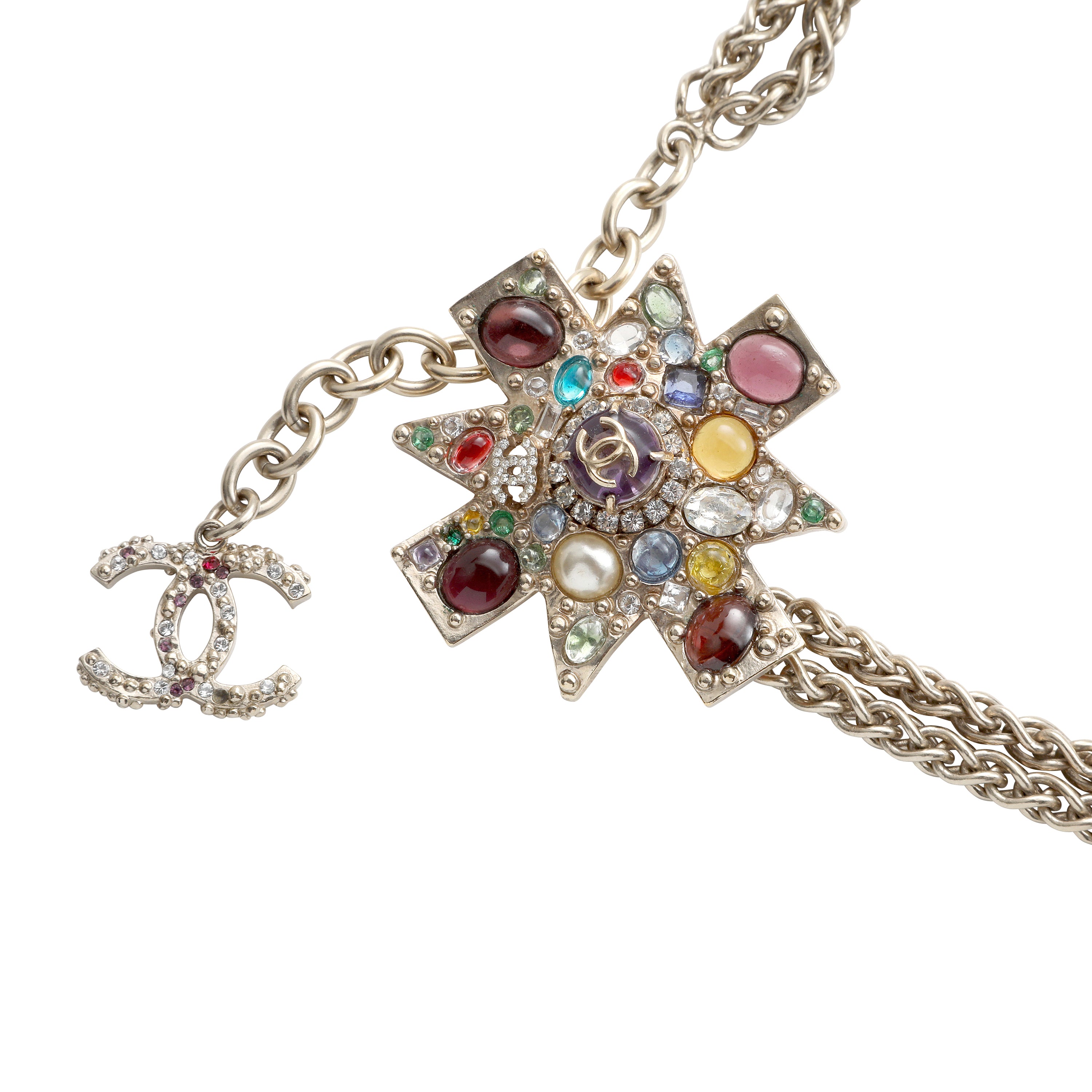 Chanel Embellished Iron Cross Belt Byzance Collection