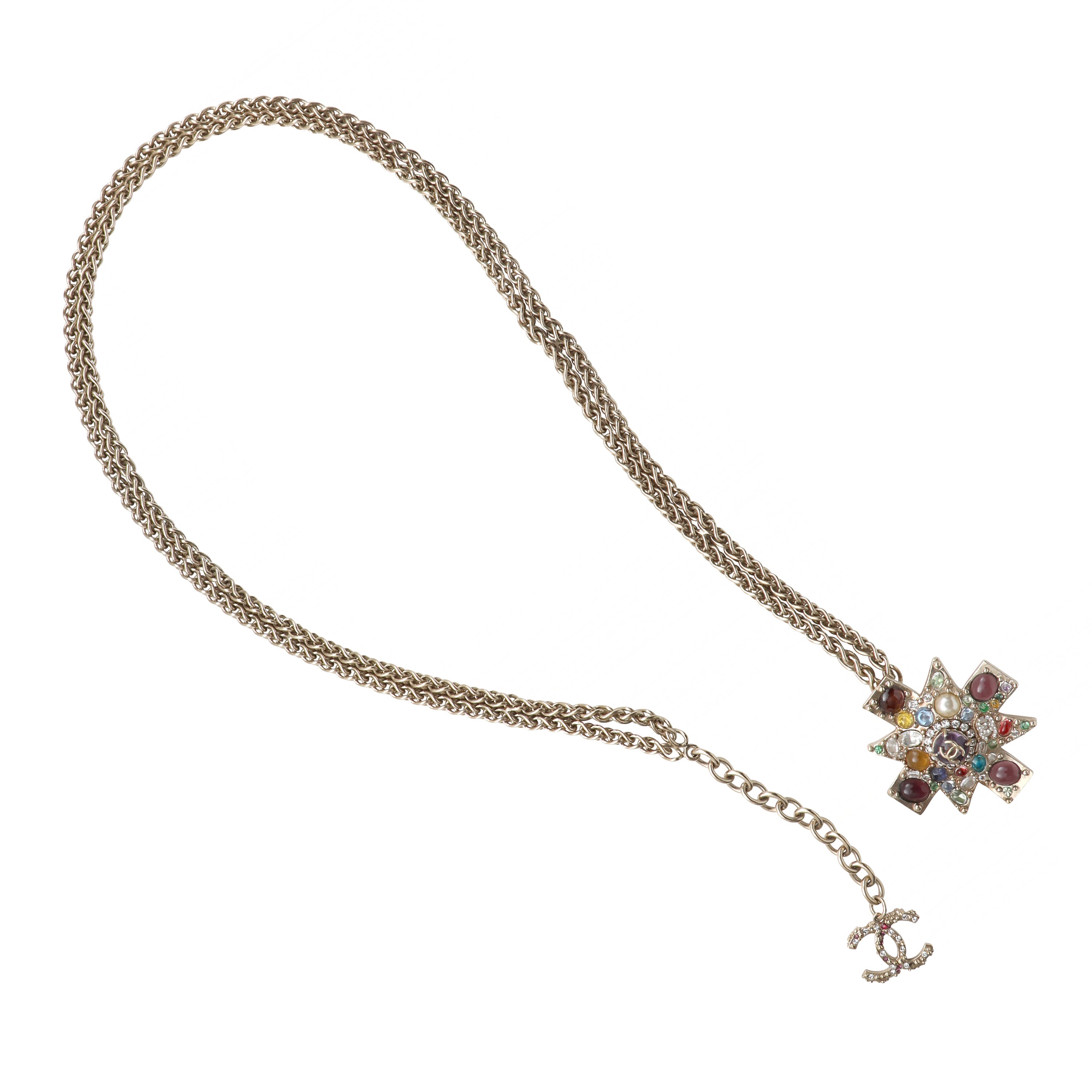 Chanel Embellished Iron Cross Belt Byzance Collection