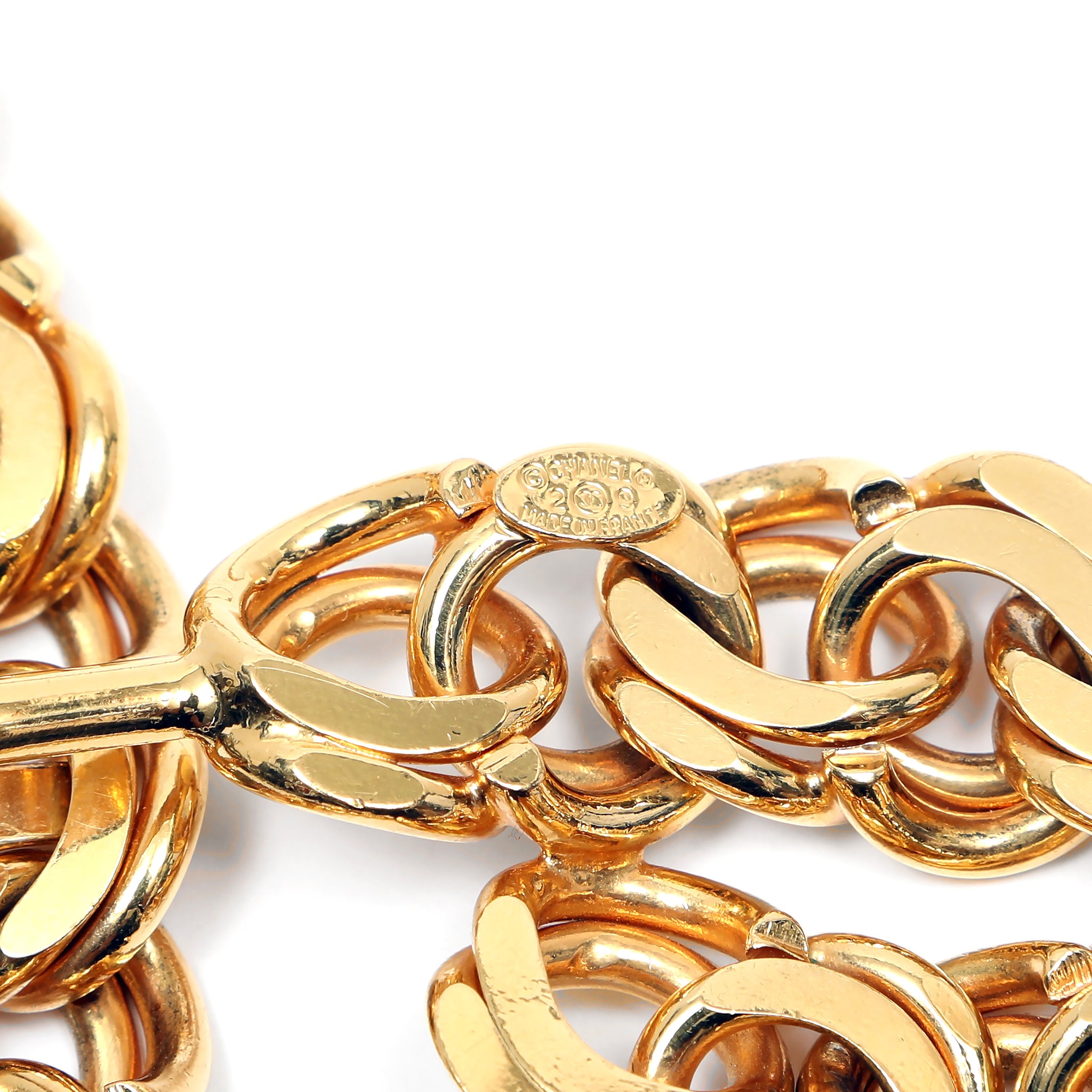 Chanel Chunk Chain Belt Gold