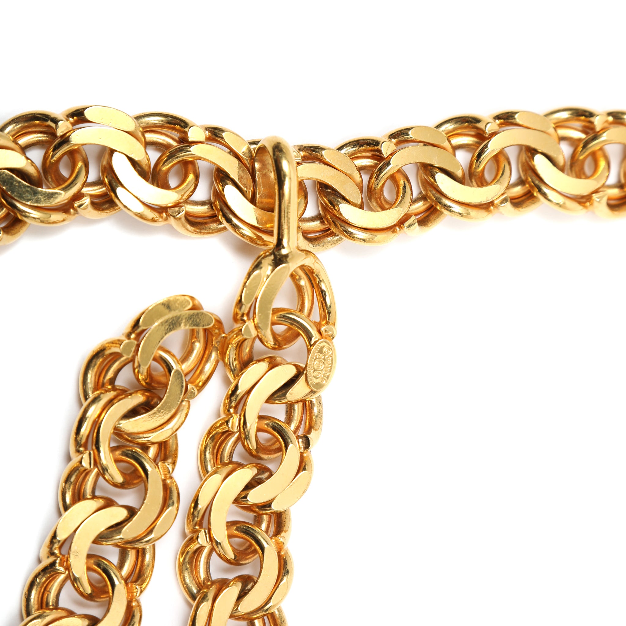 Chanel Chunk Chain Belt Gold