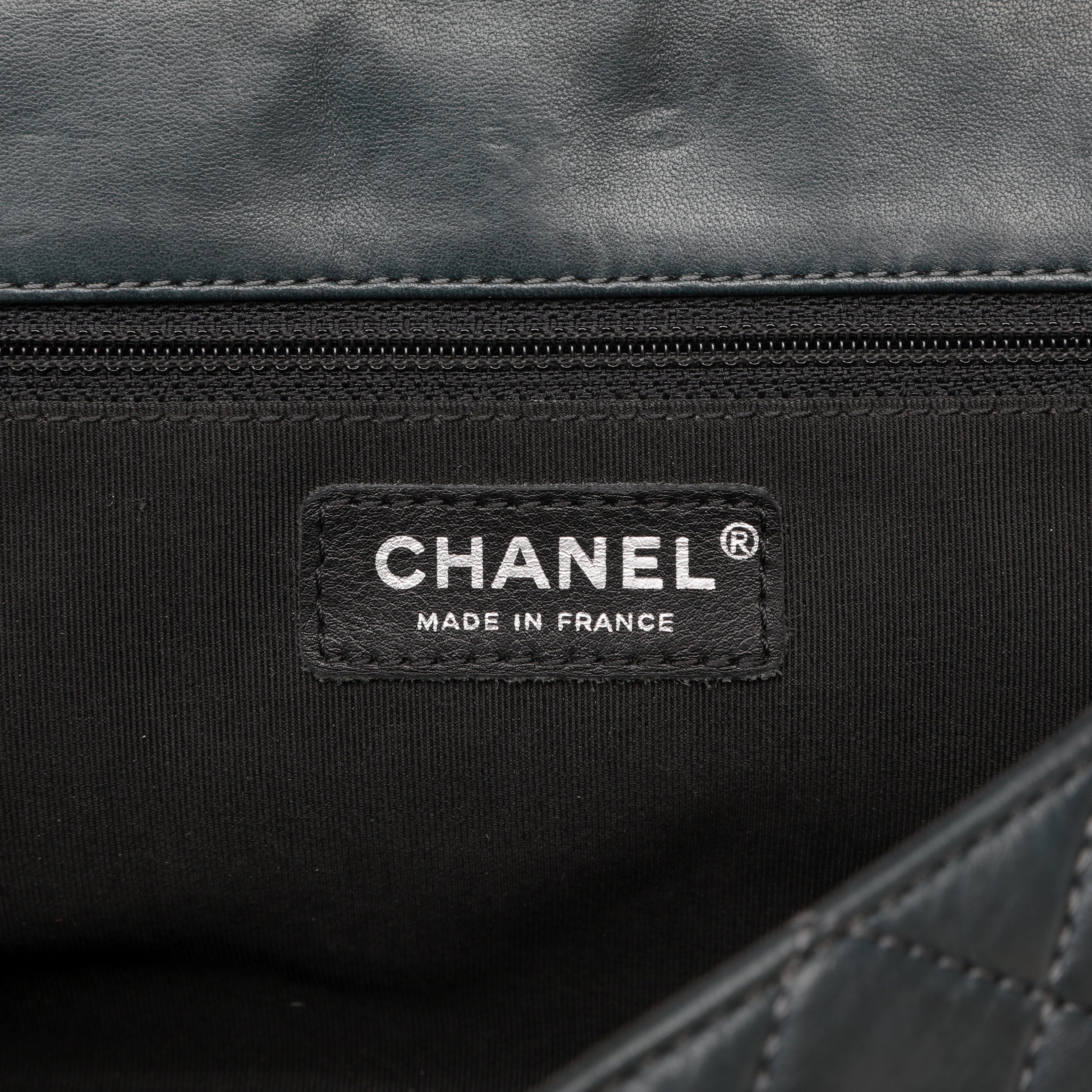 Chanel In The Mix Messenger Bag Quilted Green w SH