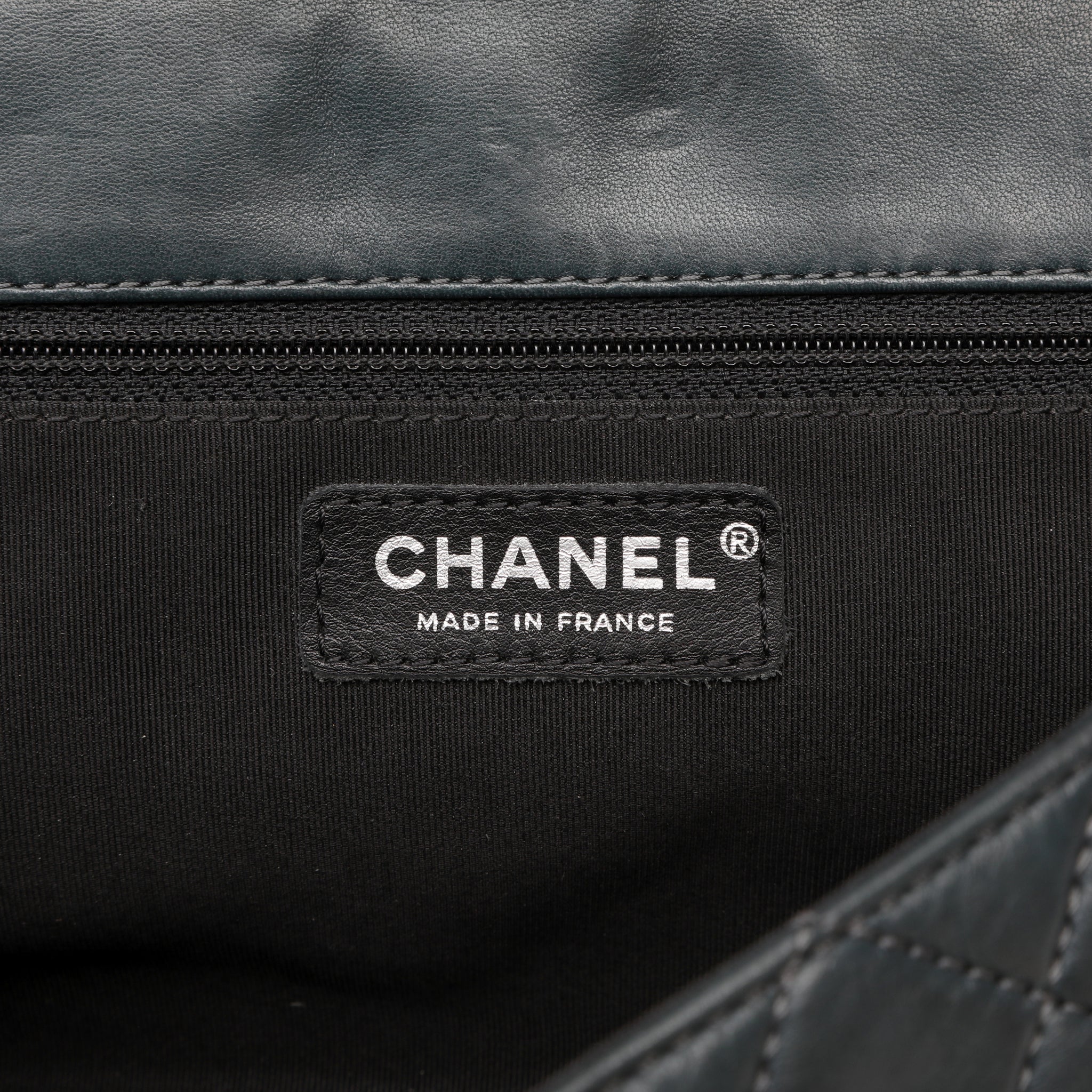 Chanel In The Mix Messenger Bag Quilted Green w SH