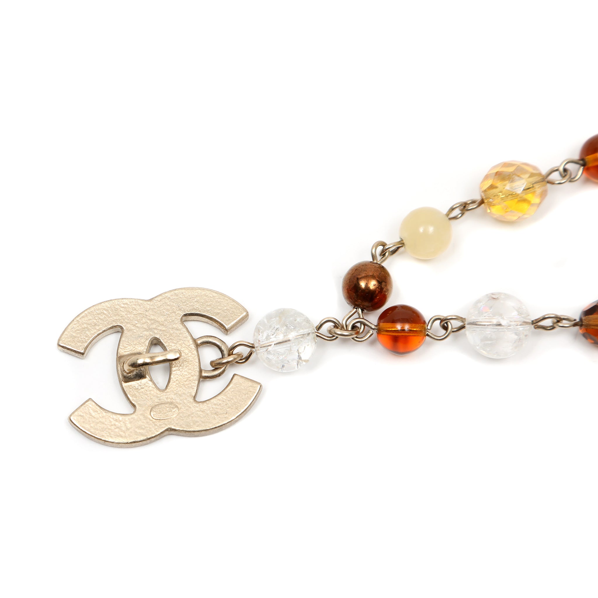 Chanel Long Belt Beaded Strands and Pearls w/CC Clasp