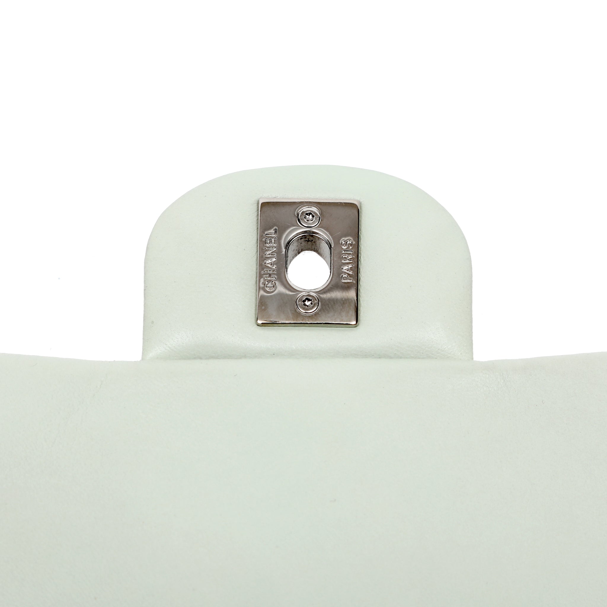 Chanel Matelasse Single Flap Chain Shoulder Bag Light Green