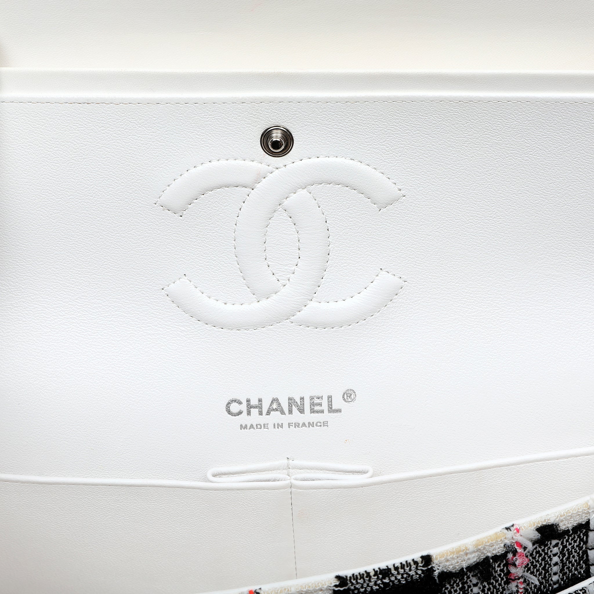 Chanel Mini Rectangular Classic Single Flap Shoulder Bag Tweed Neon Accents